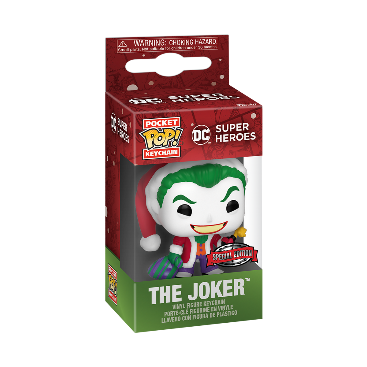 Funko Pocket Pop! Keychain: DC Holiday - The Joker - US Exclusive