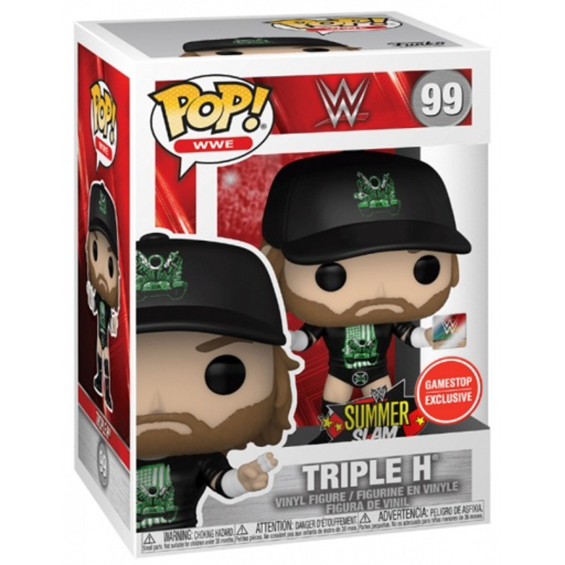 Funko Pop! WWE: Summer Slam '09 - Triple H Degeneration X (with Pin) - US Exclusive - flash vidéo