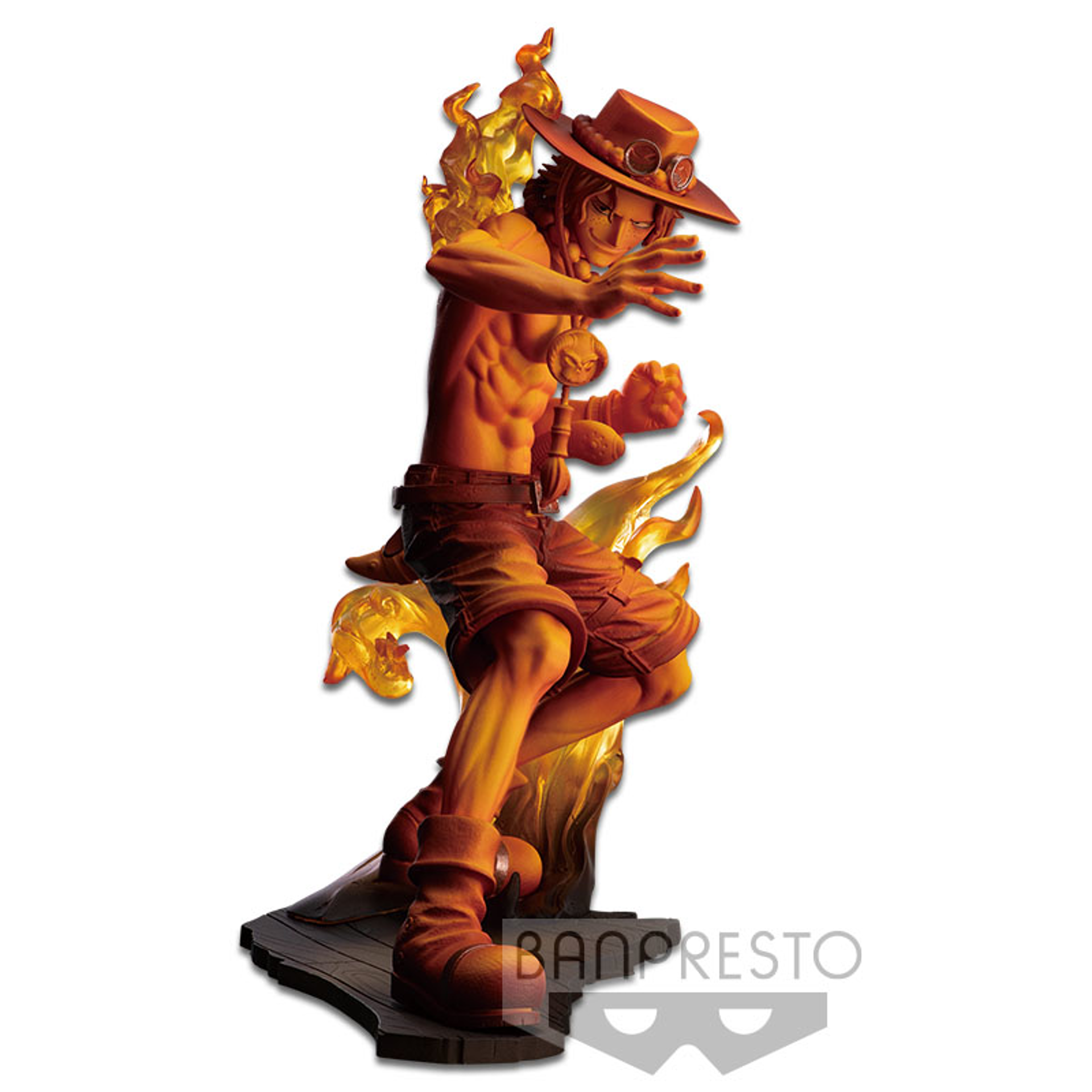 One Piece - Stampede Movie Brotherhood III Portgas. D. Ace Figure 14cm - Reproduction - flash vidéo