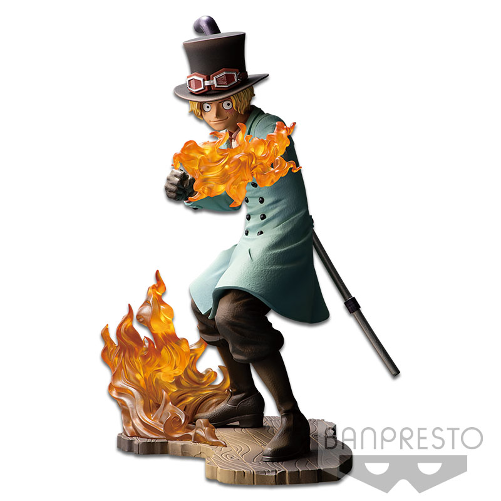 One Piece - Stampede Movie Brotherhood III Sabo Figure 14cm - Reproduction - flash vidéo