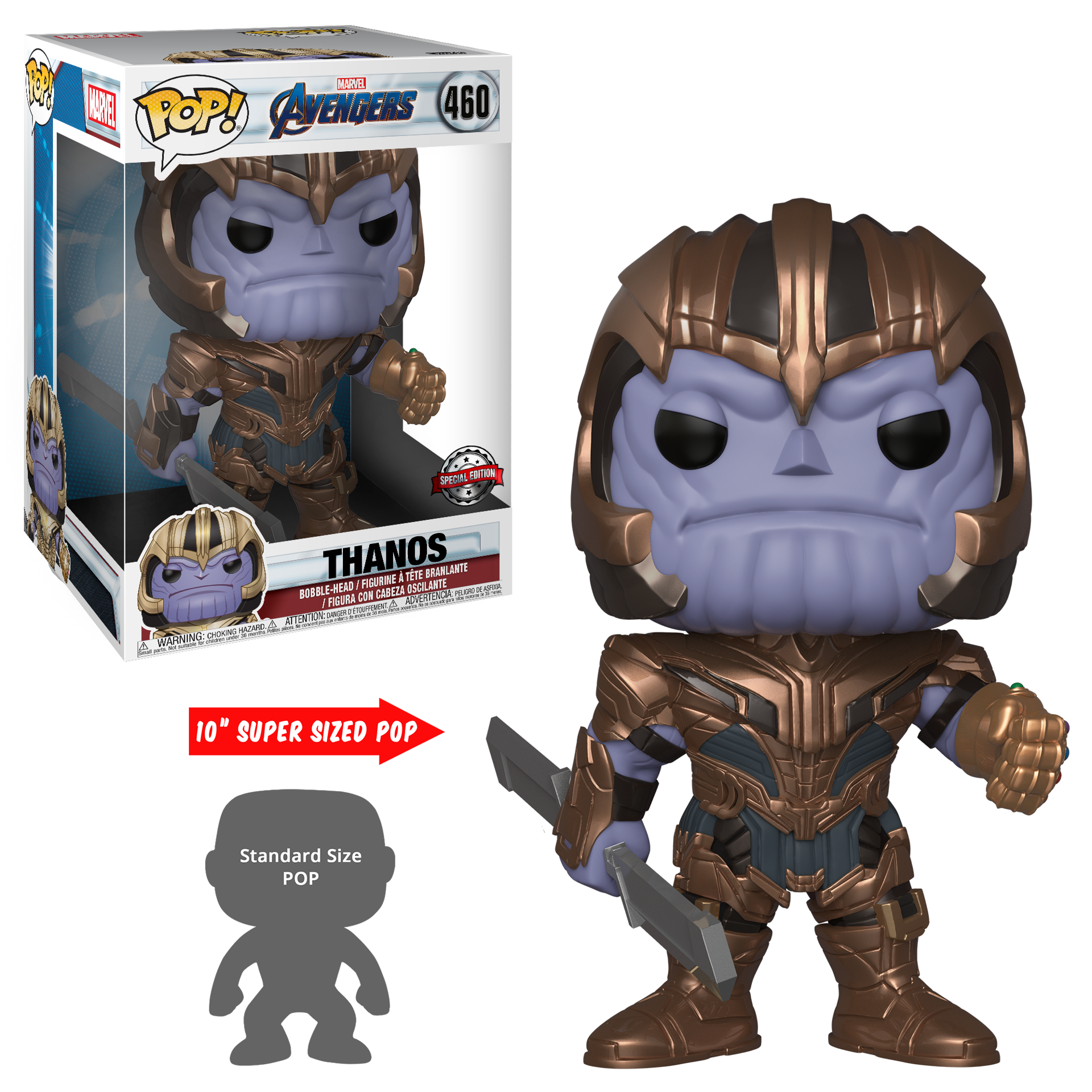 Funko Pop! Marvel: Avengers Endgame Thanos 10" - flash vidéo