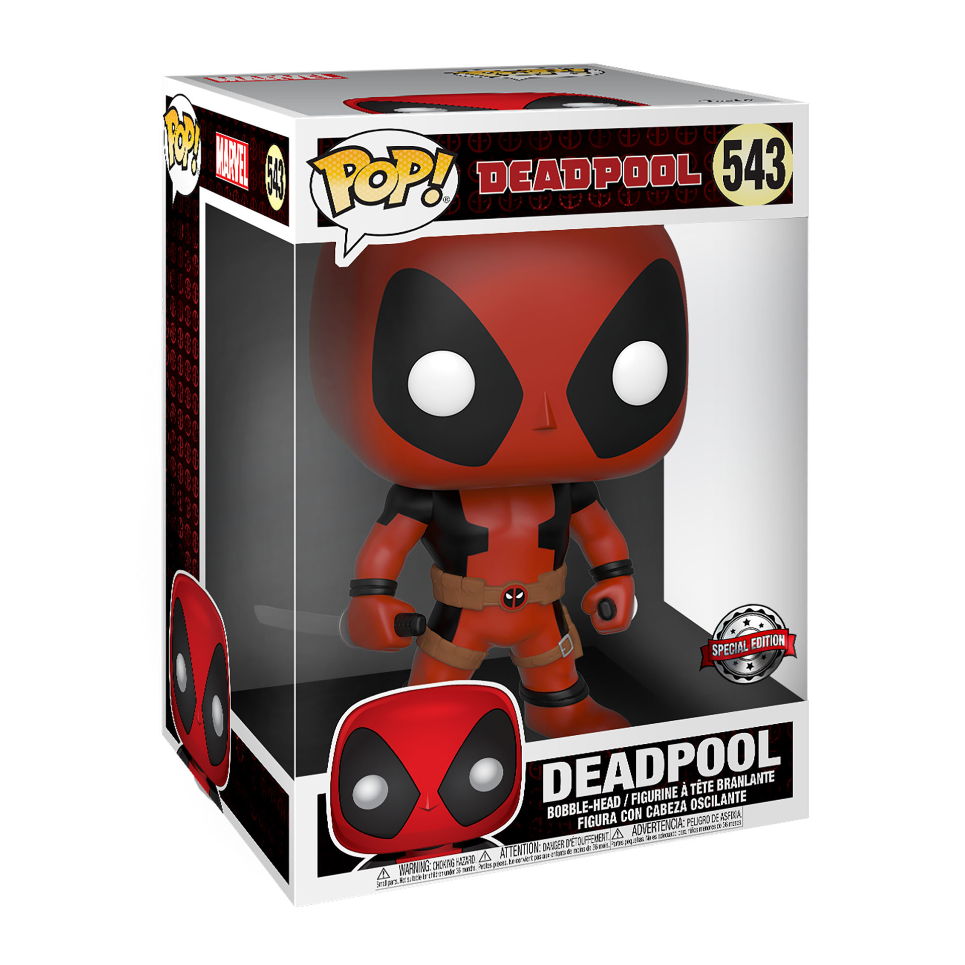 Funko Pop! Jumbol: Marvel - Deadpool with Swords (Red) 10" Super Sized Pop!