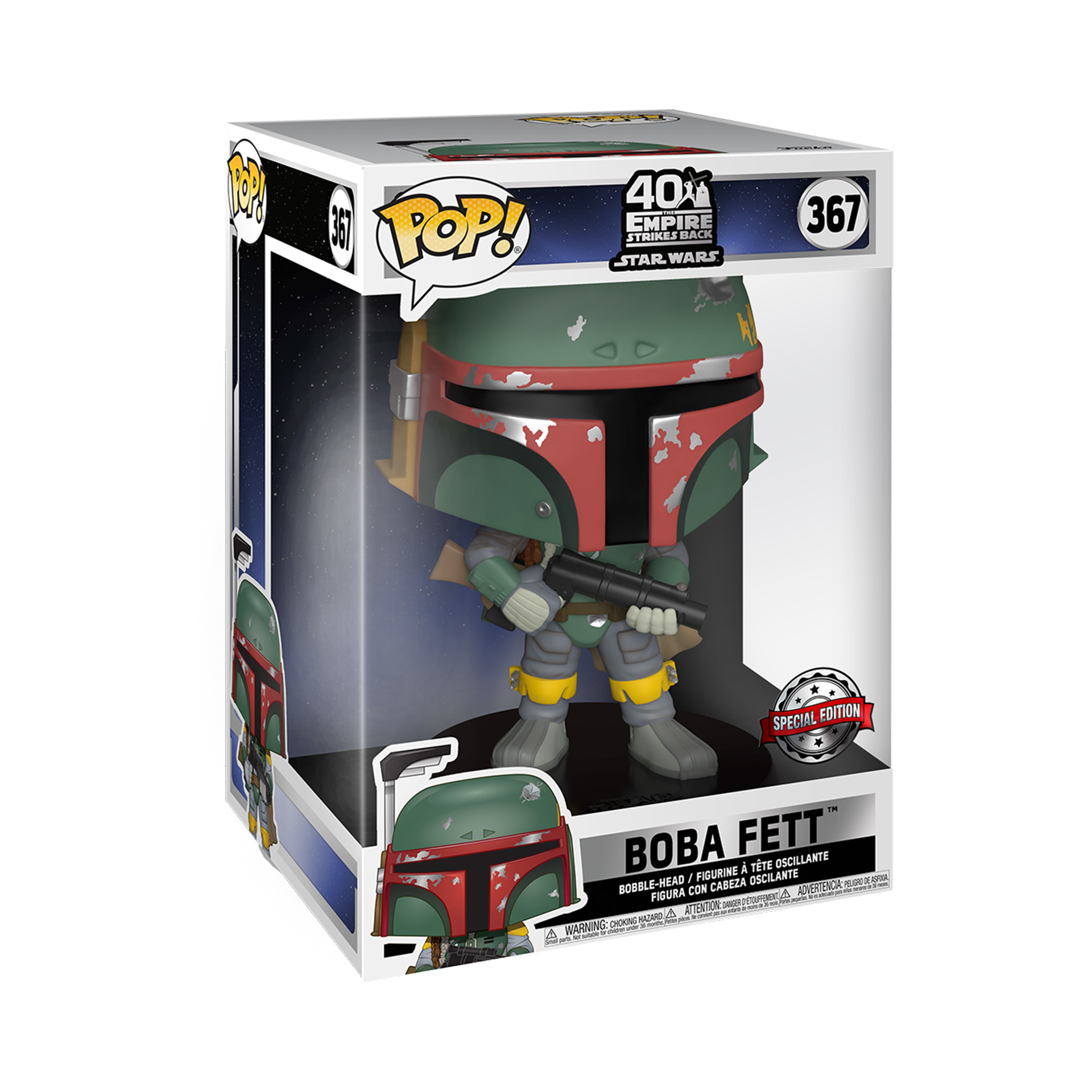 Funko Pop! Star Wars Boba Fett 10" - flash vidéo