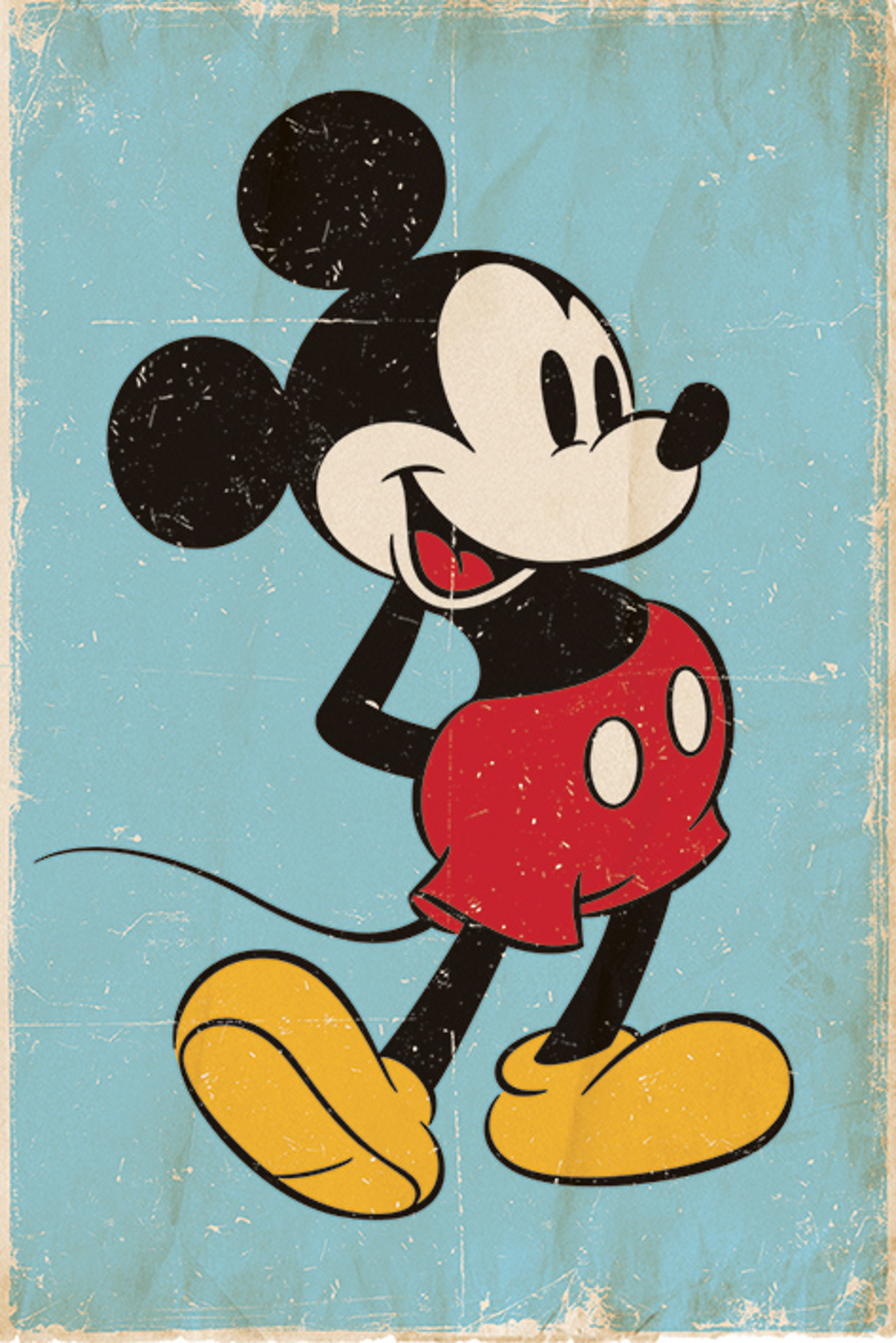 Mickey Mouse - Maxi Poster Rétro