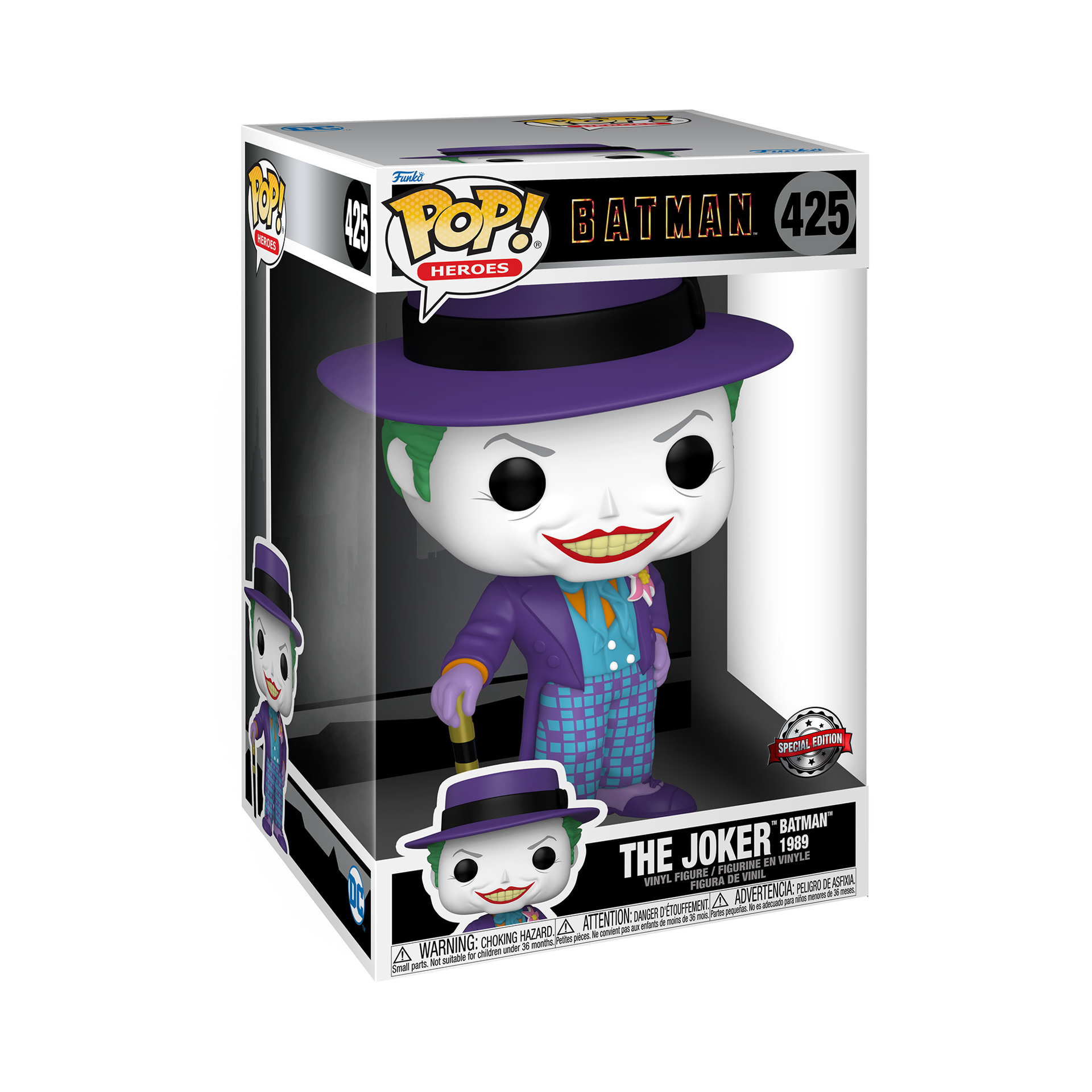Funko Pop! Jumbo: Batman - The Joker from Batman 1989 10" Super Sized Pop! - US Exclusive - flash vidéo