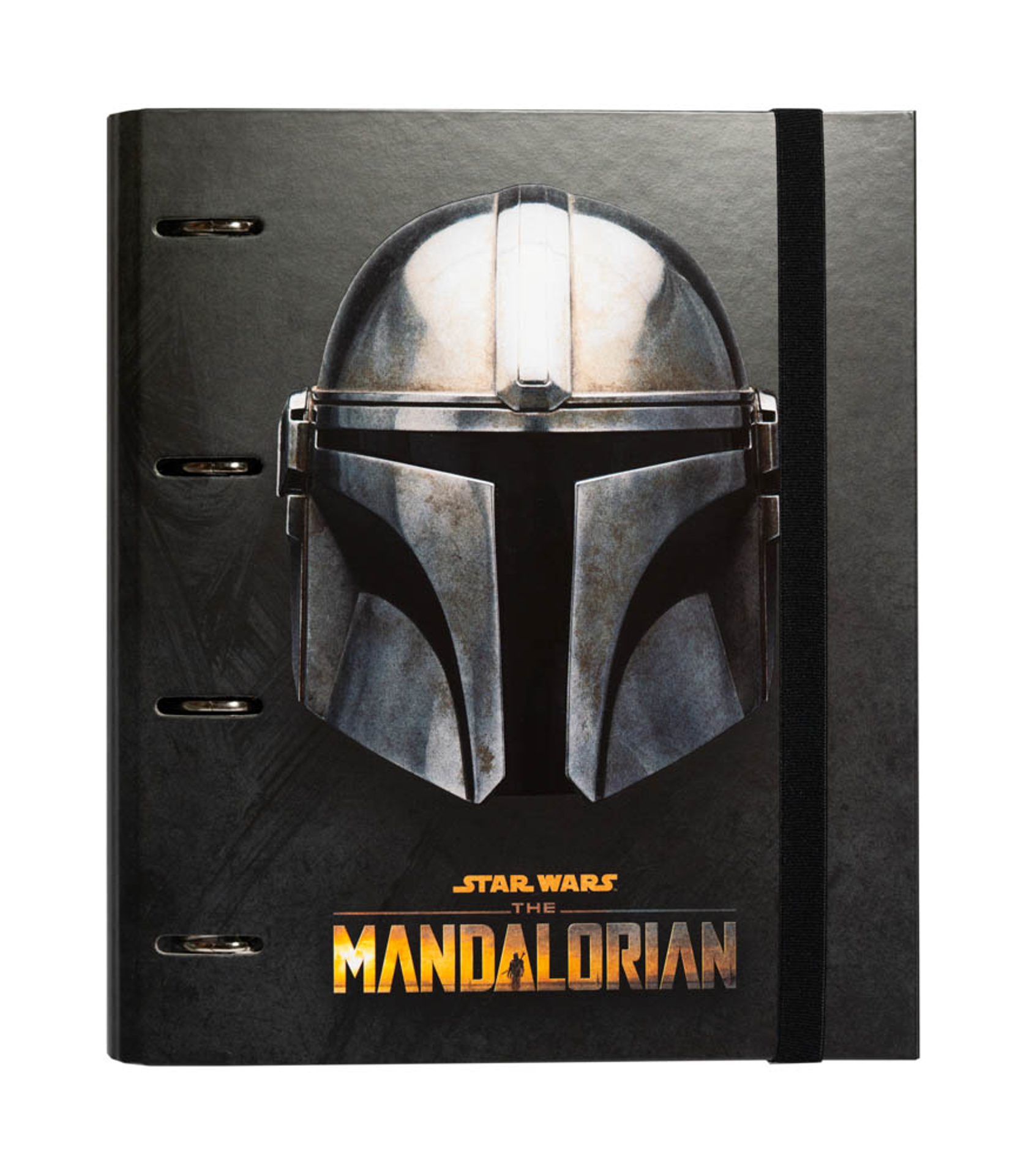 Star Wars: The Mandalorian - Classeur Premium à 4 anneaux avec élastique - flash vidéo