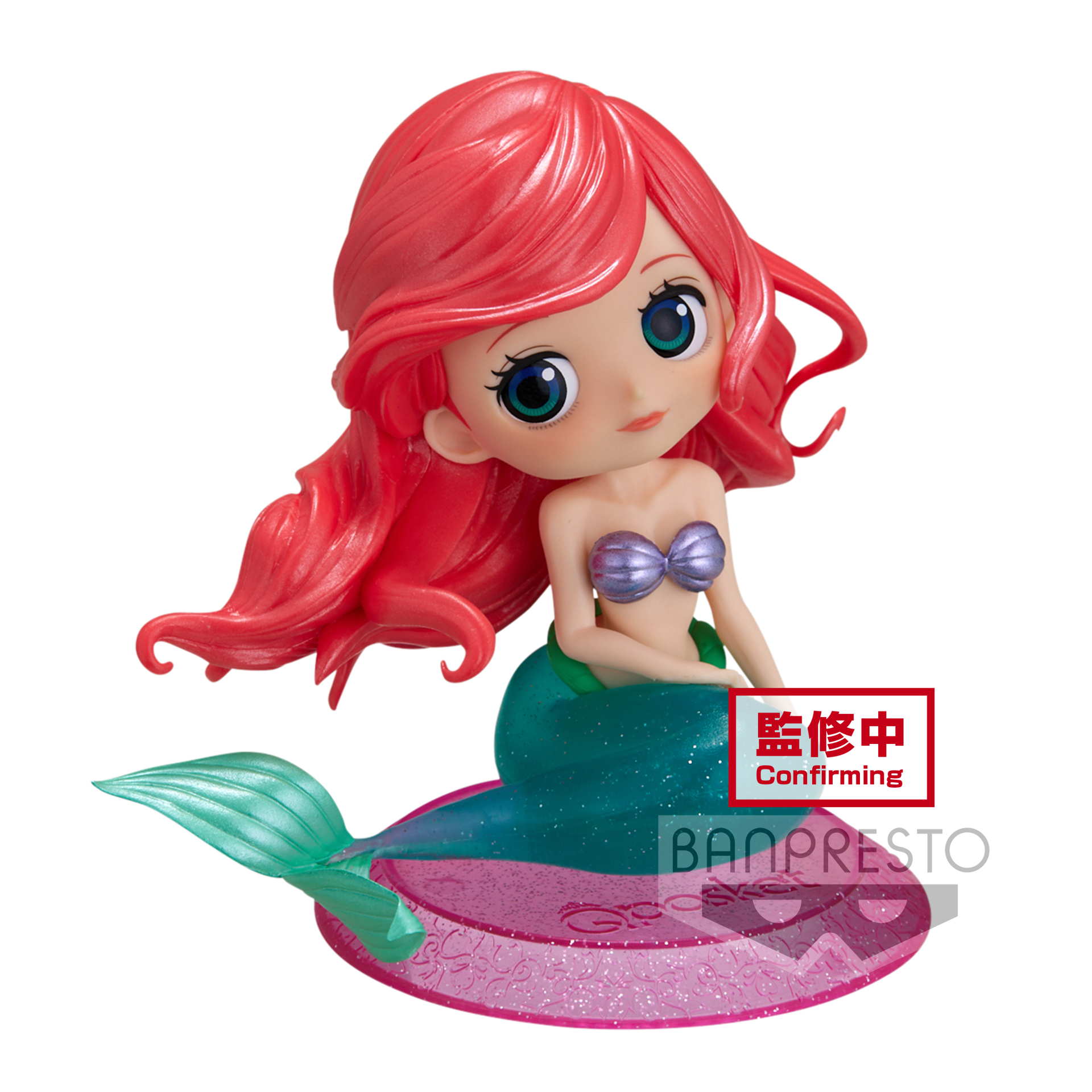 Disney Characters - Q Posket Glitter Line Ariel Figure 10cm - flash vidéo