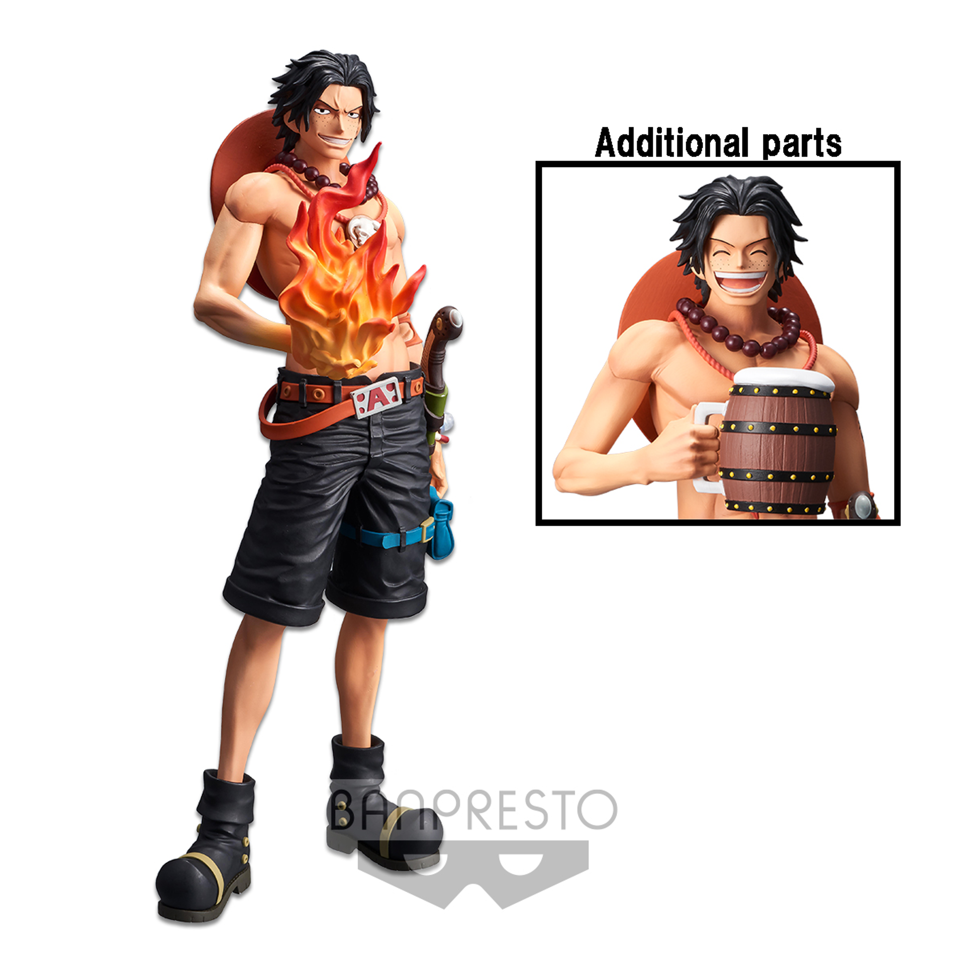 One Piece - Grandista Nero Portgas. D. Ace Figure 28cm - flash vidéo