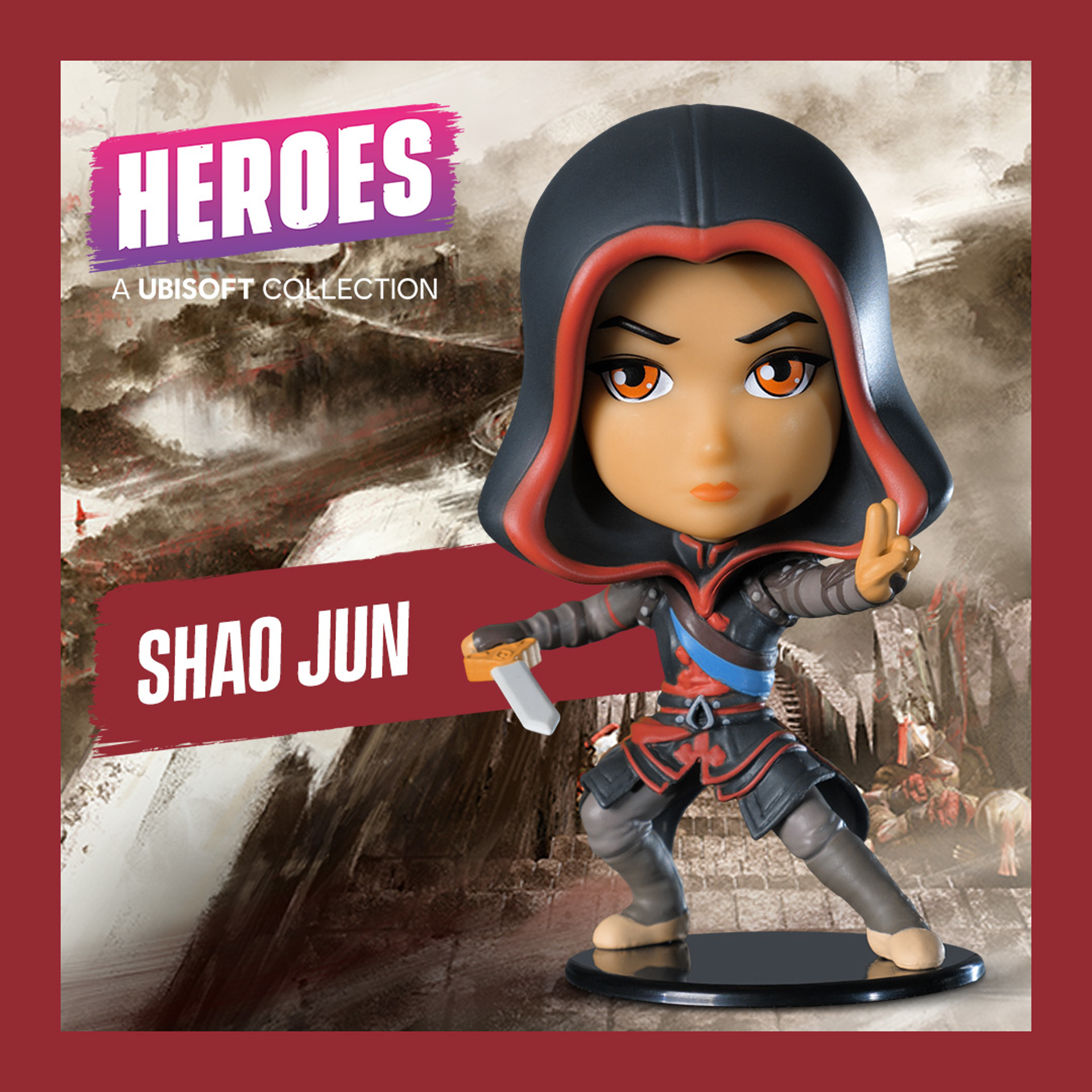 Ubisoft Heroes Series 3 - Assassin's Creed Chronicles: China Shao Jun Chibi Figure - flash vidéo