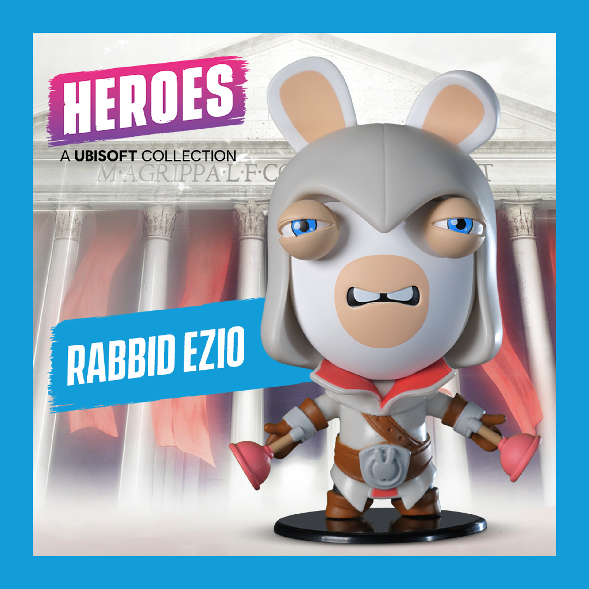Ubisoft Heroes Series 3 - Assassin's Creed: Brotherhood Rabbid Ezio Chibi Figure - flash vidéo