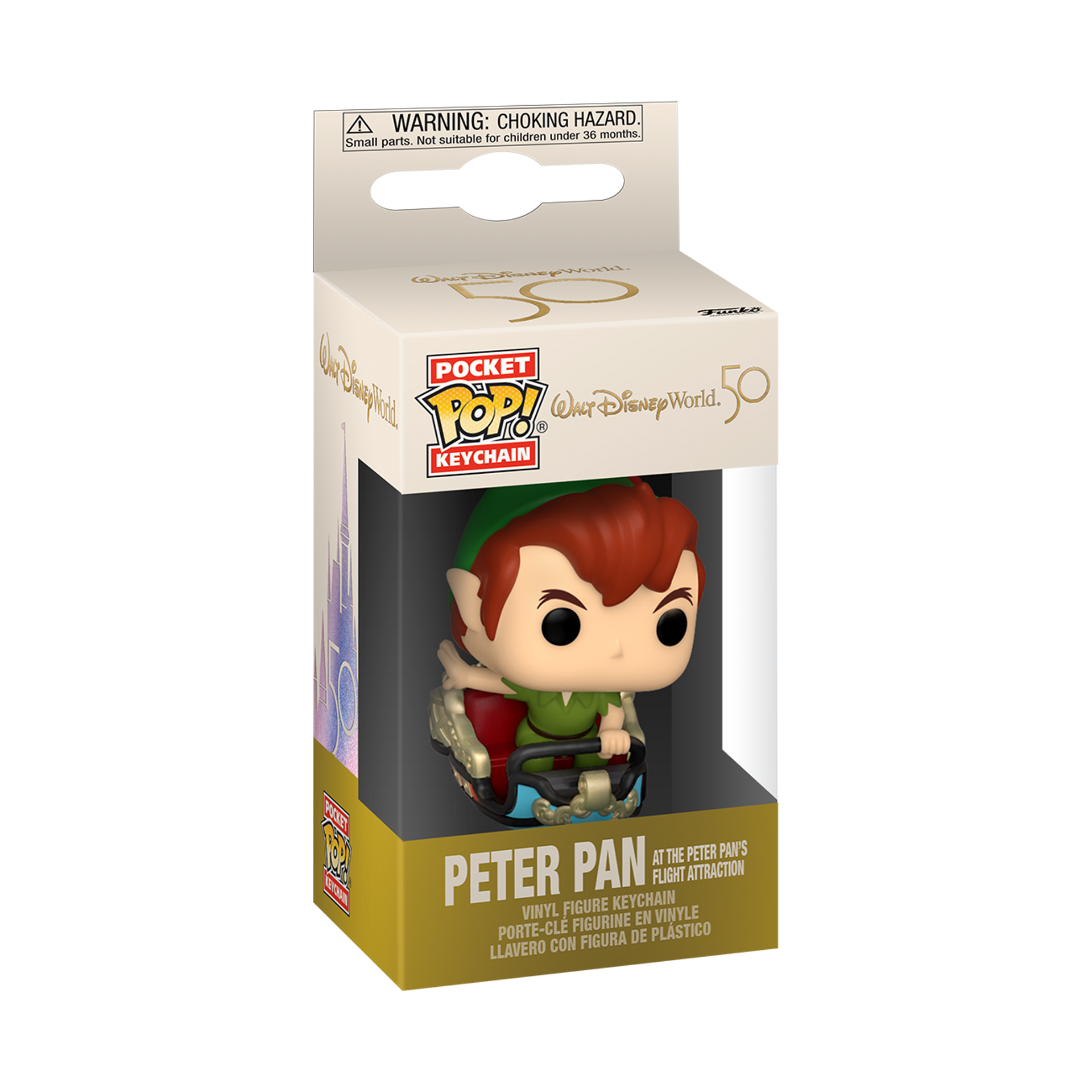Funko Pocket Pop! Keychain: Walt Disney World 50th Anniversary - Peter Pan at the Peter Pan's Flight Attraction