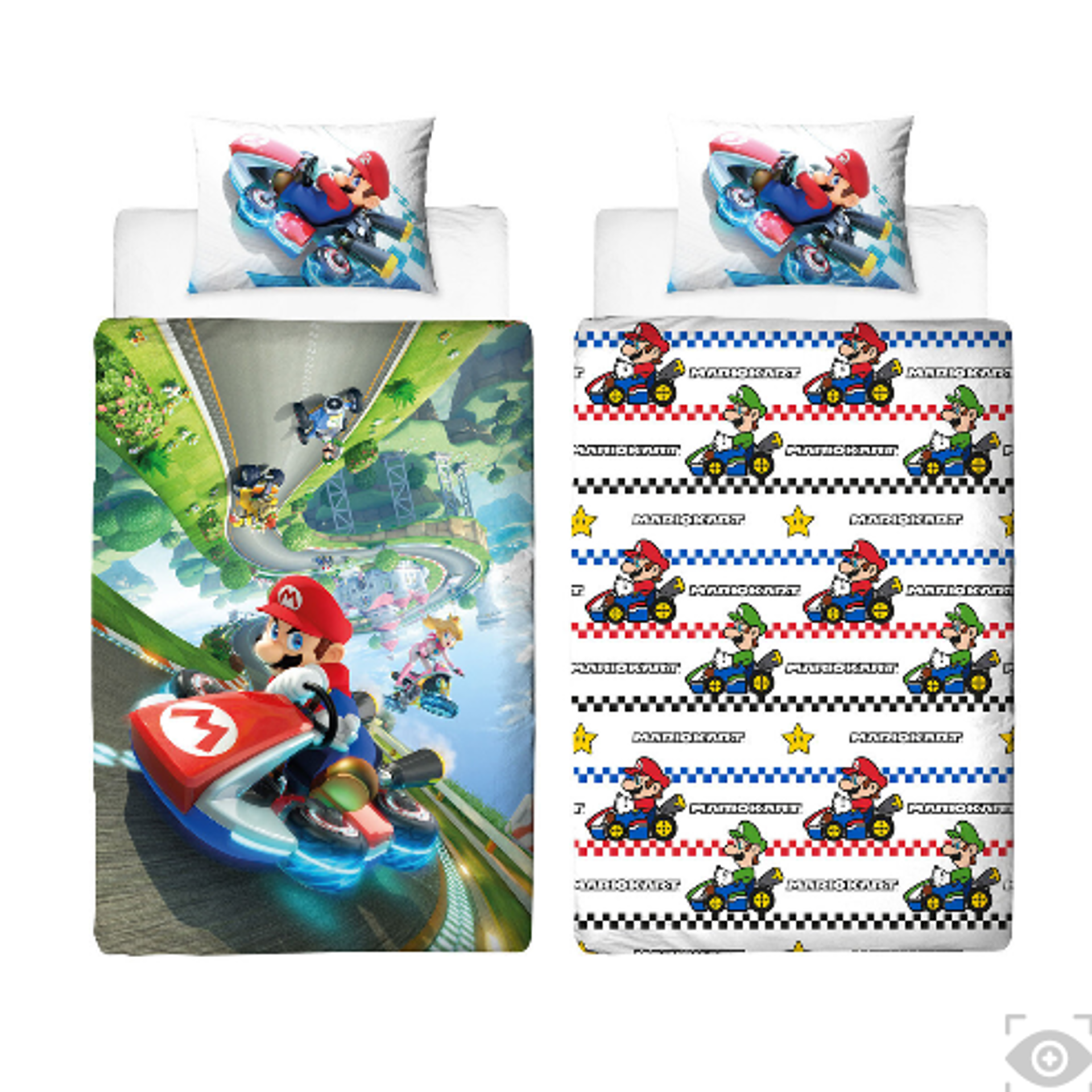 Nintendo - Drap-housse Mario Kart "Gravity" - flash vidéo