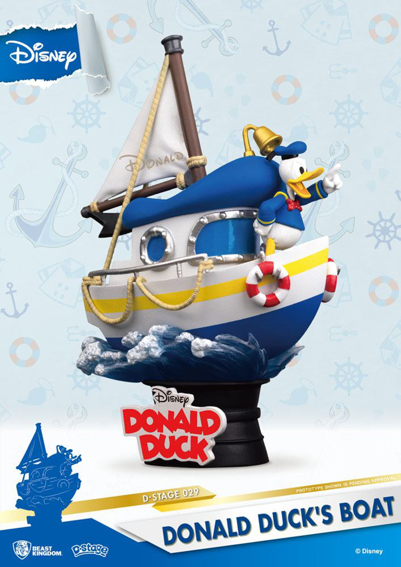 Disney - Diorama-029 - Donald Duck's et son bateau