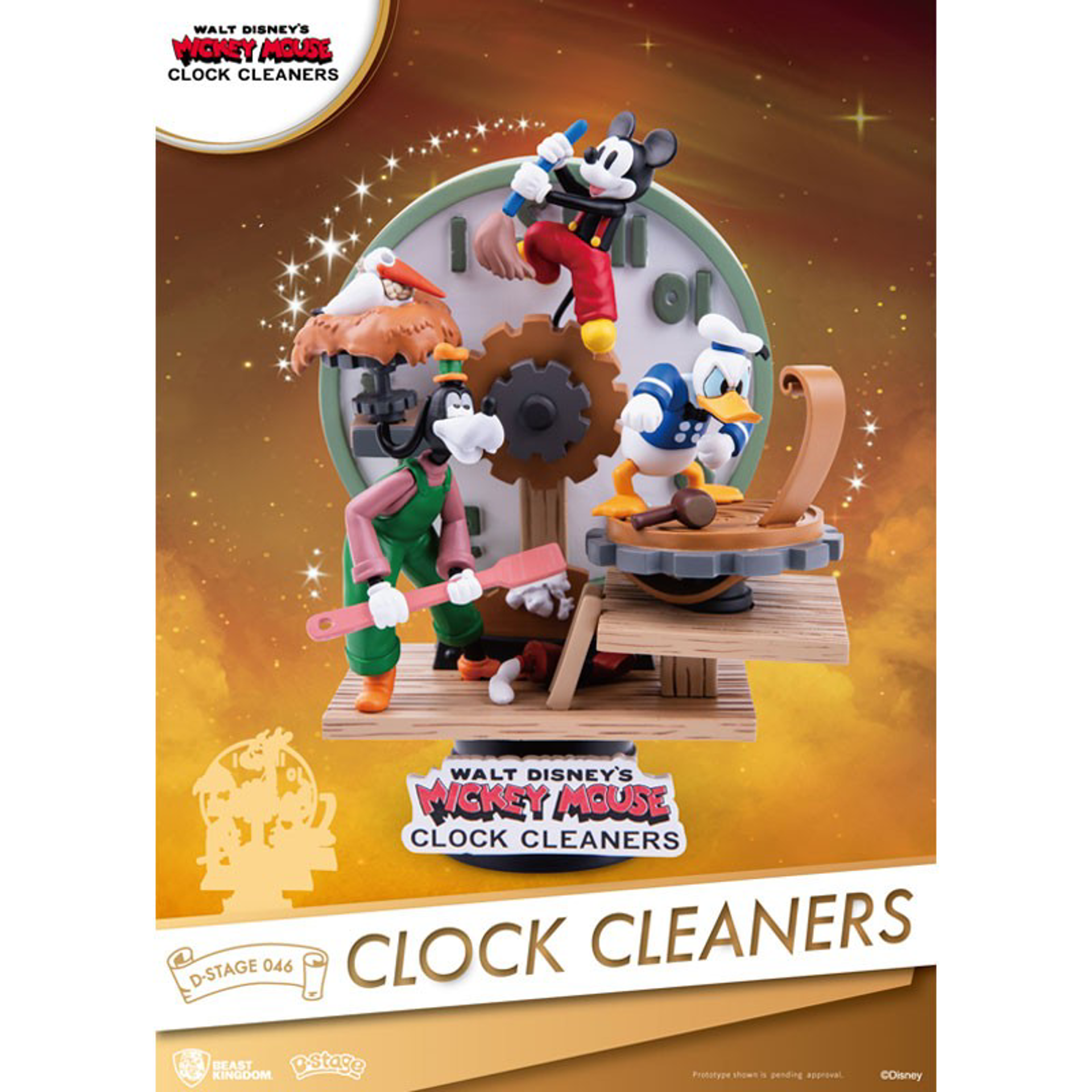 Disney - Diorama-046 - Nettoyeurs D'Horloge