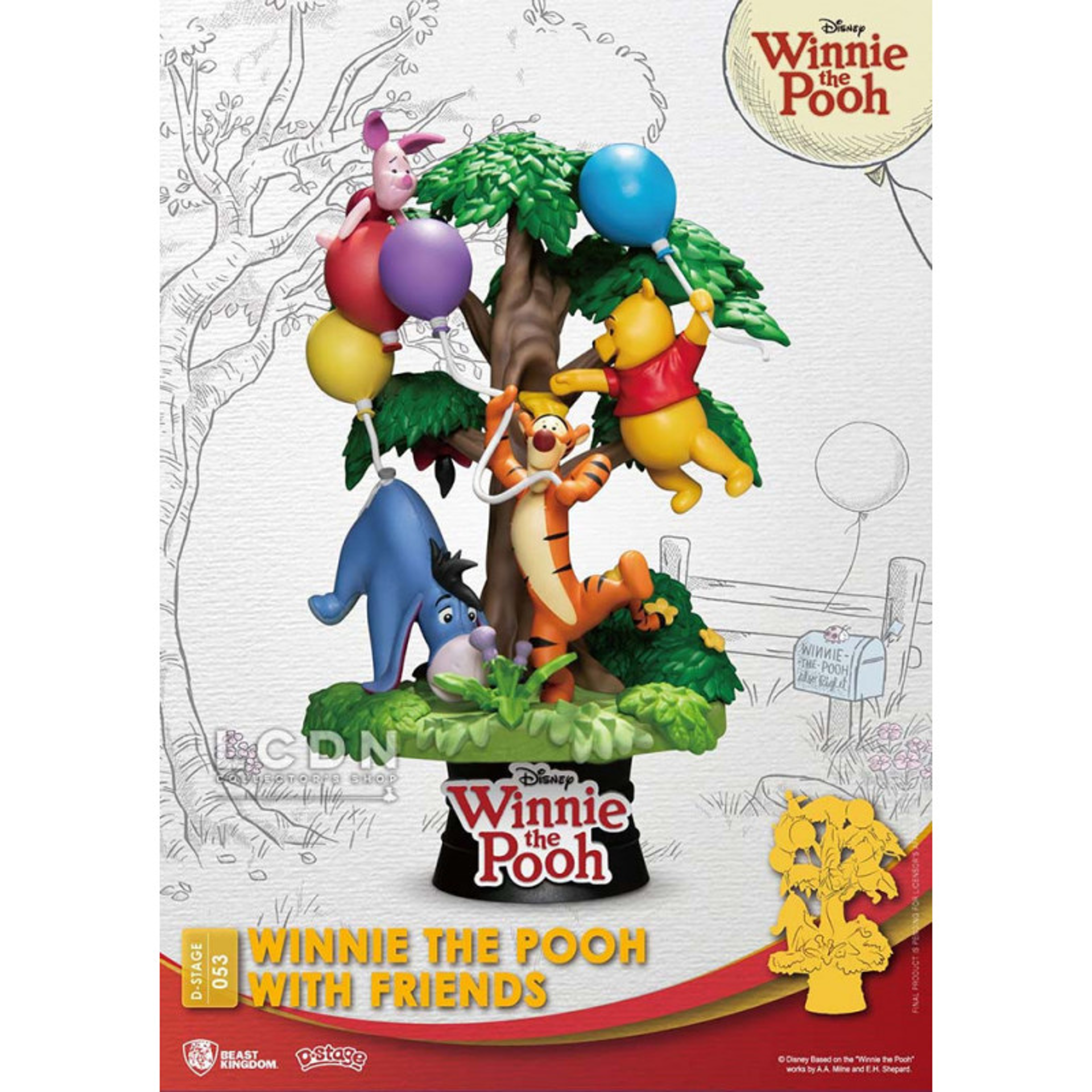 Disney - Diorama-053 - Winnie l'Ourson et ses amis