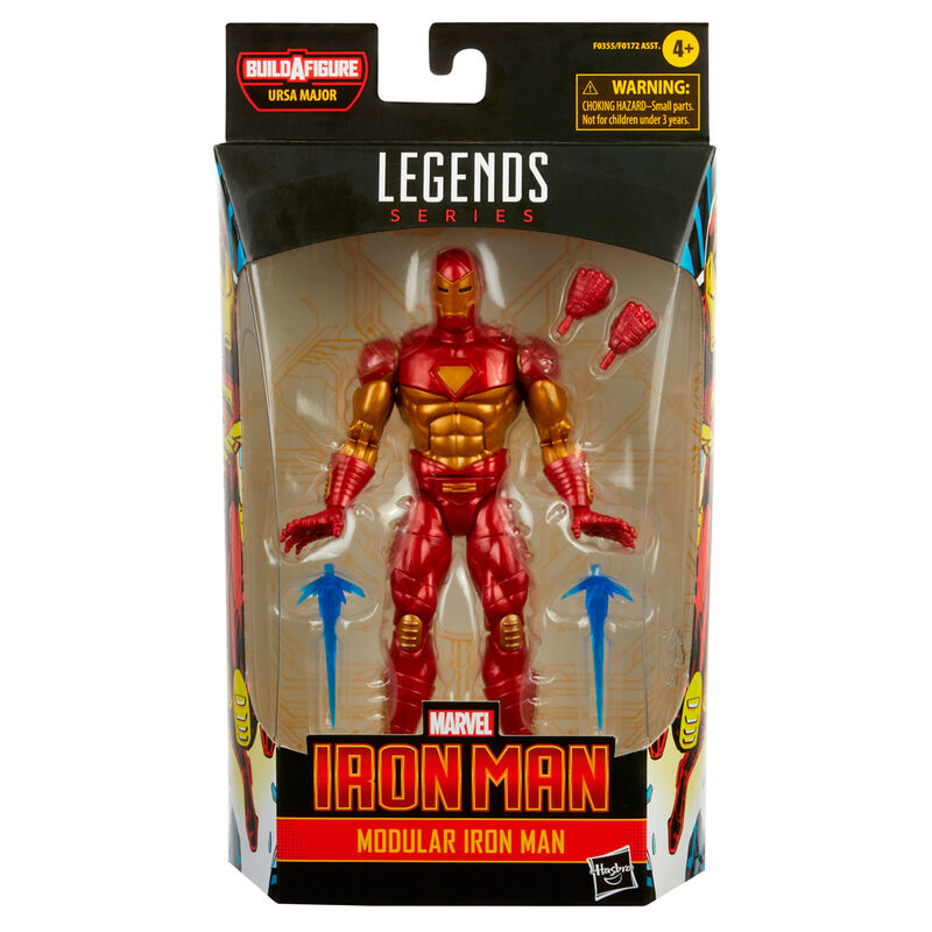 Marvel Legends Series -  Build-A-Figure Série Ursa Major - Figurine d'action de Modular Iron Man 15cm