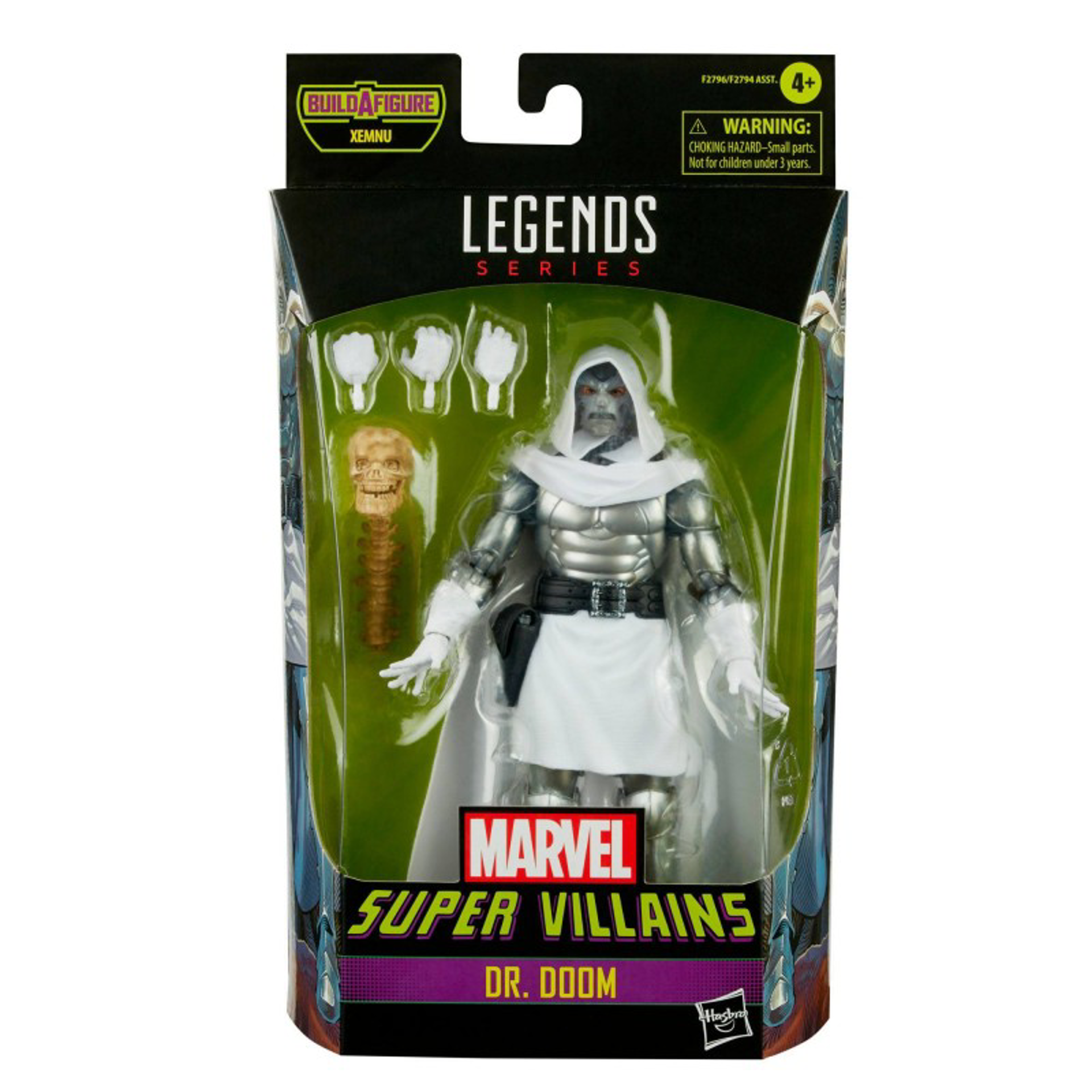 Marvel Legends Series - Build-A-Figure Série Xemnu - Marvel Super Villains Figurine d'action de Dr. Doom 15cm
