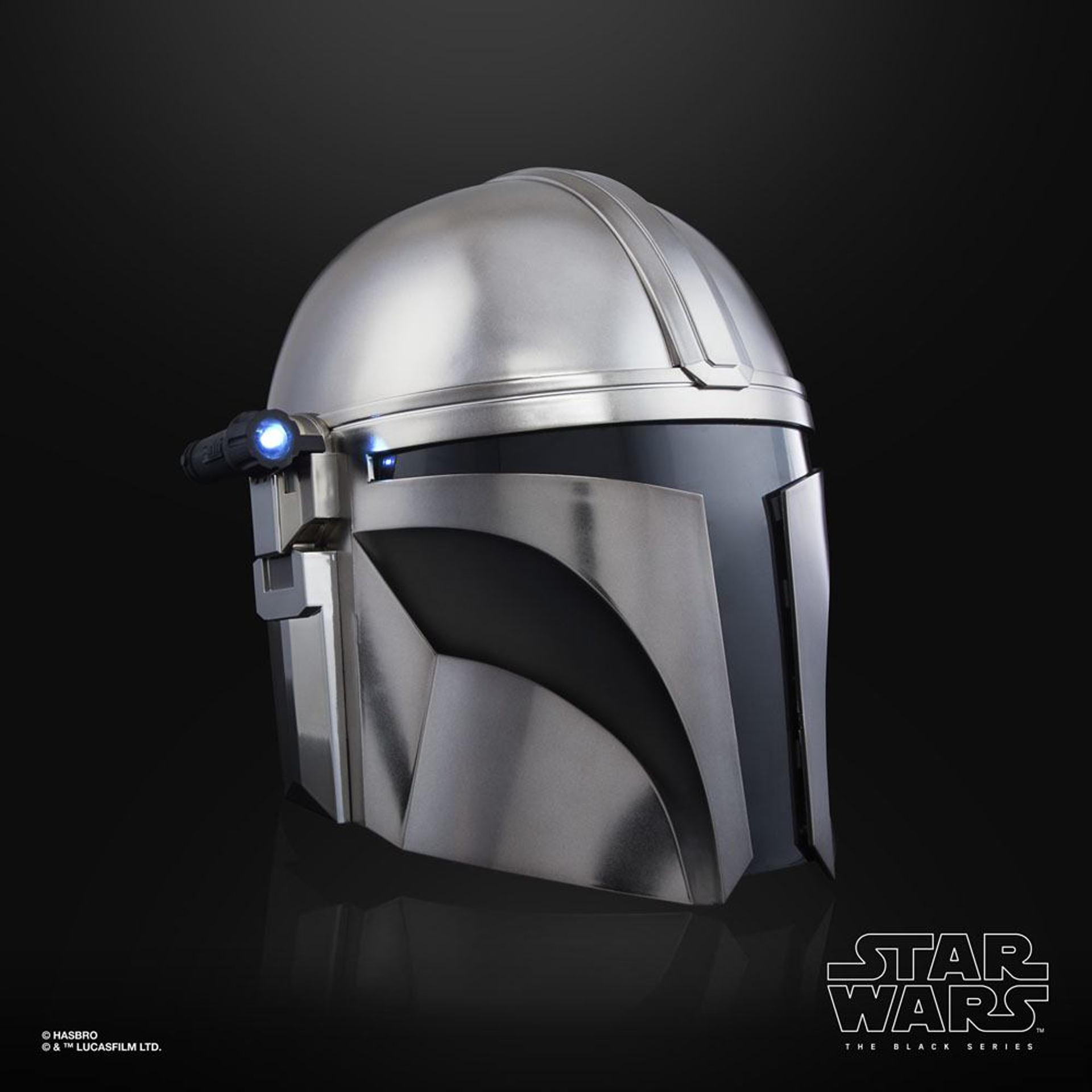 Star Wars The Black Series - Réplique 1/1 électronique du casque du Mandalorian