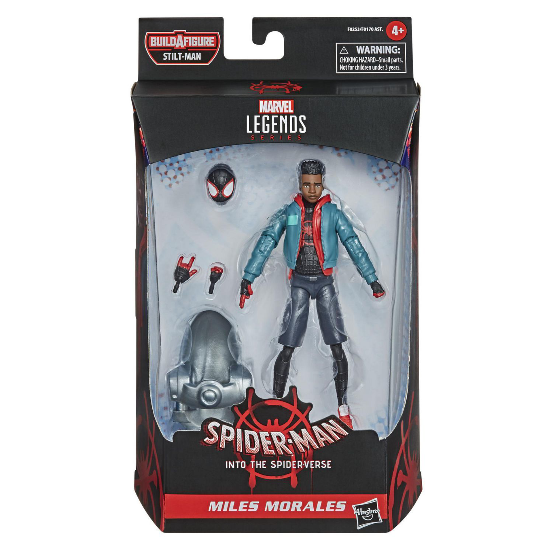 Marvel Legends Series - Build-A-Figure Série Silt-Man - Spider Man : New Generation Figurine d'action de Miles Morales 15cm
