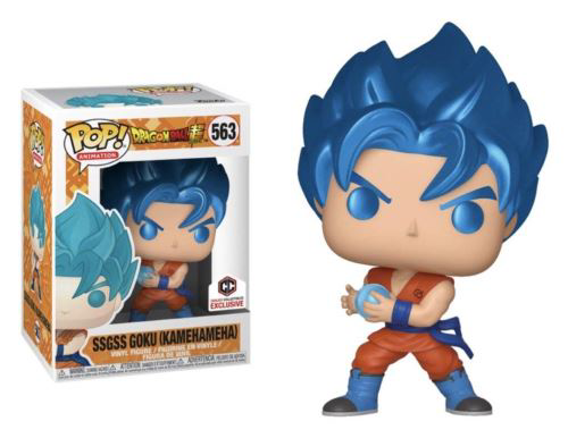 Funko Pop! Animation: DBS- SSG Goku w/ Kamehameha (Metallic) US EXCLUSIVE - flash vidéo