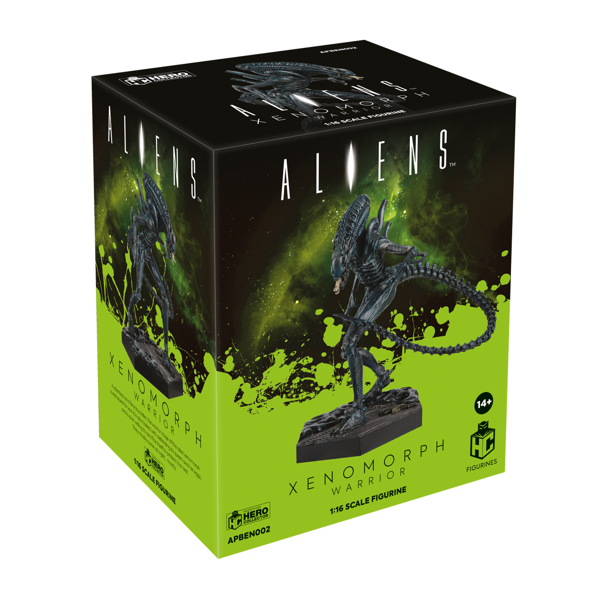 Aliens - Figurine Guerrier Xénomorphe Édition Box Display 13 cm