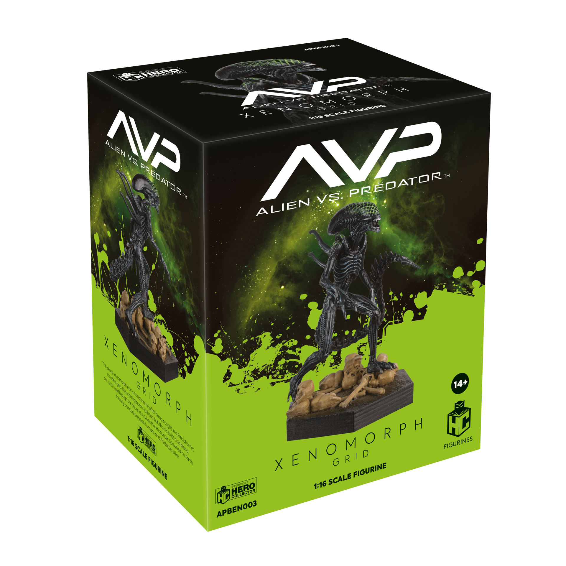 Alien Vs Predator - Figurine Grid Xénomorphe Alpha Edition Box Display 14 cm