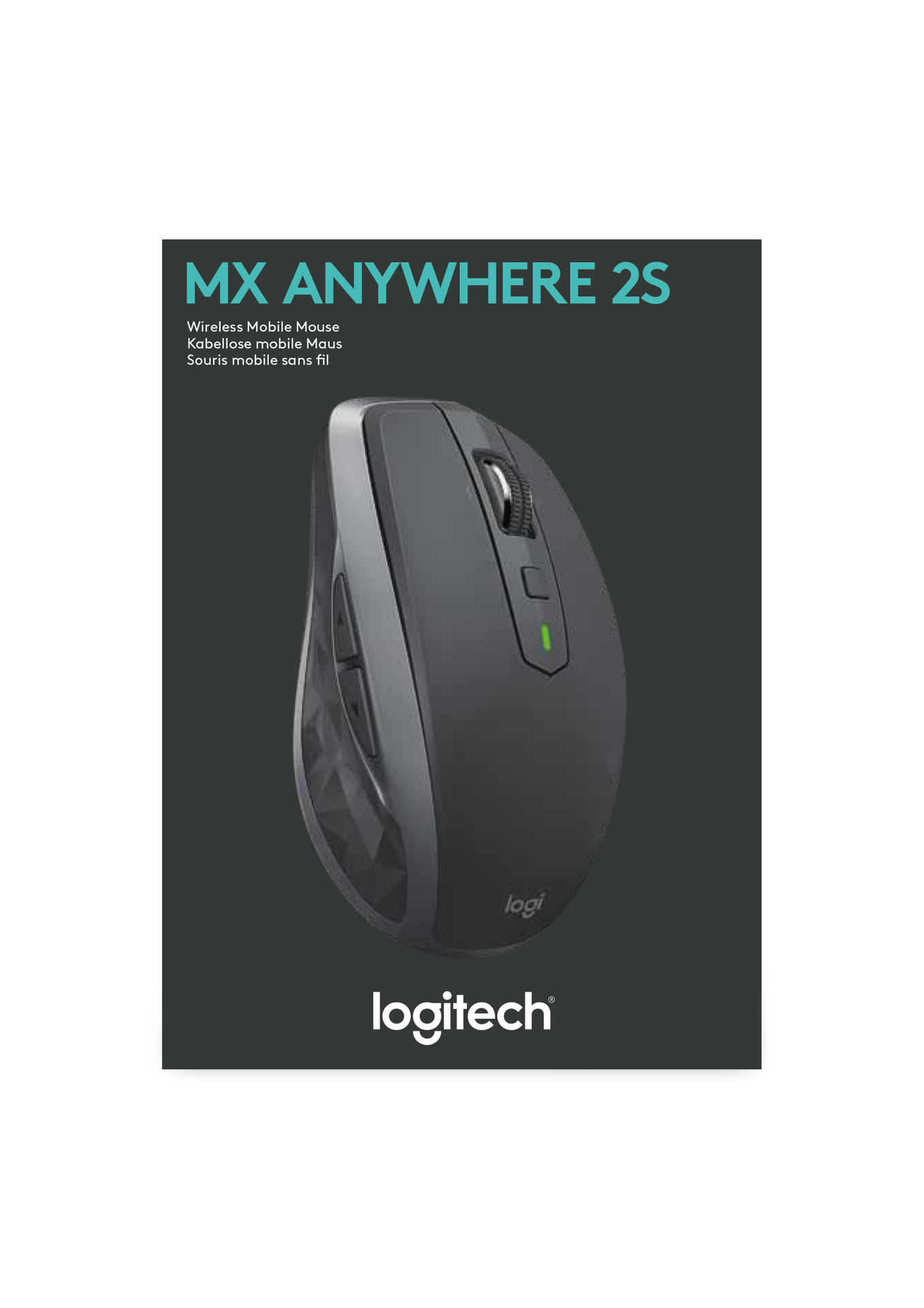 Logitech Souris sans fil MX Anywhere 2S Gris foncé - flash vidéo