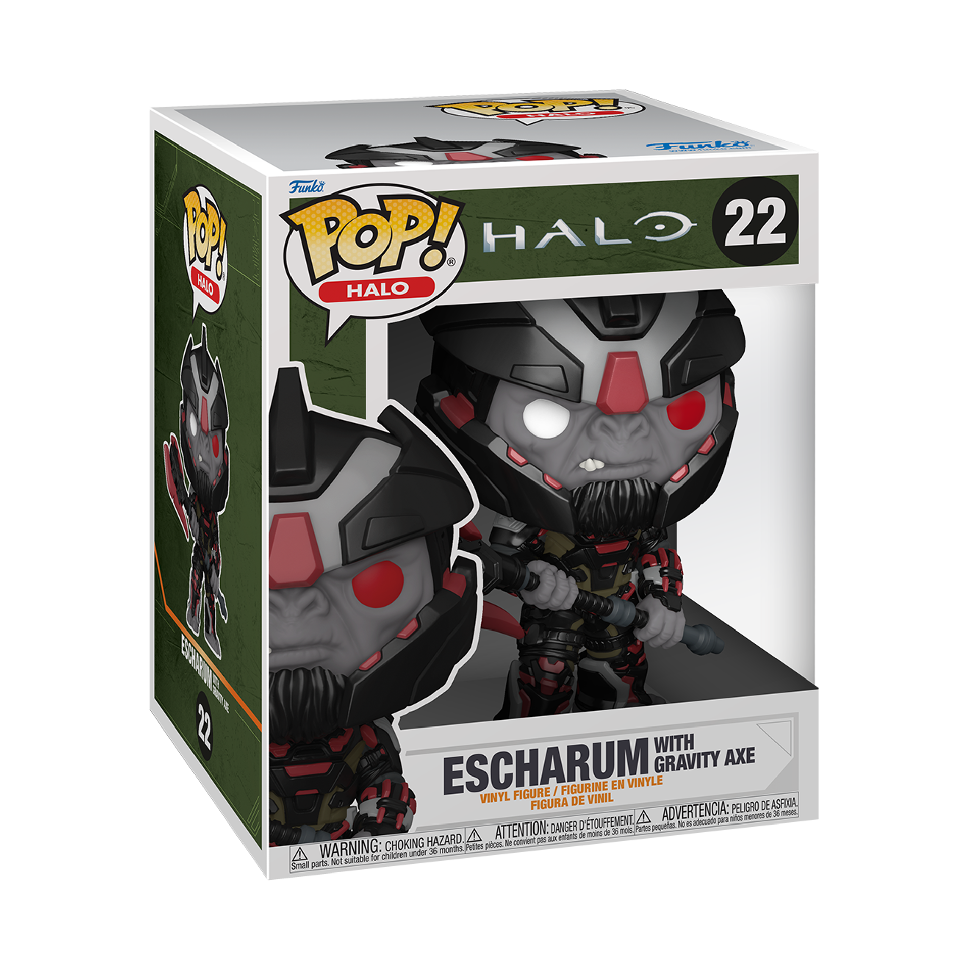 Funko Pop! Super: Halo Infinite - Escharum with Gravity Axe 6" Super Sized Pop! - flash vidéo