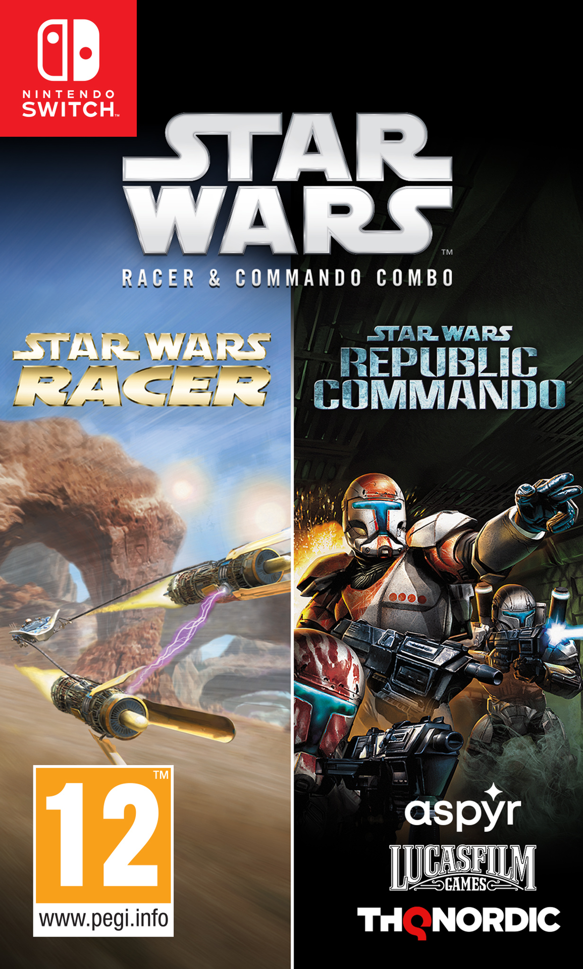 Star Wars Racer & Commando Combo - flash vidéo