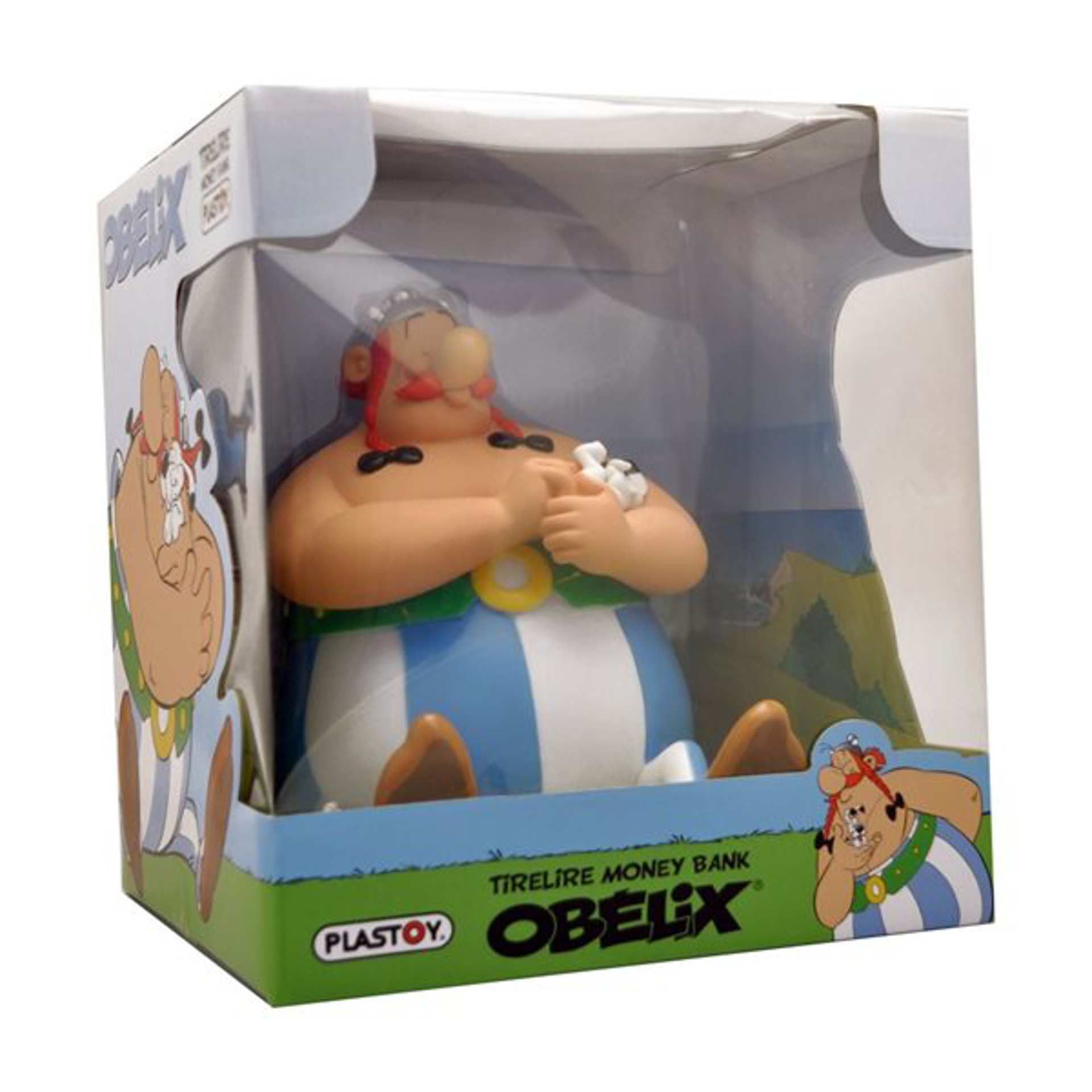 Plastoy - Tirelire - Asterix & Obelix - Obelix et Idefix