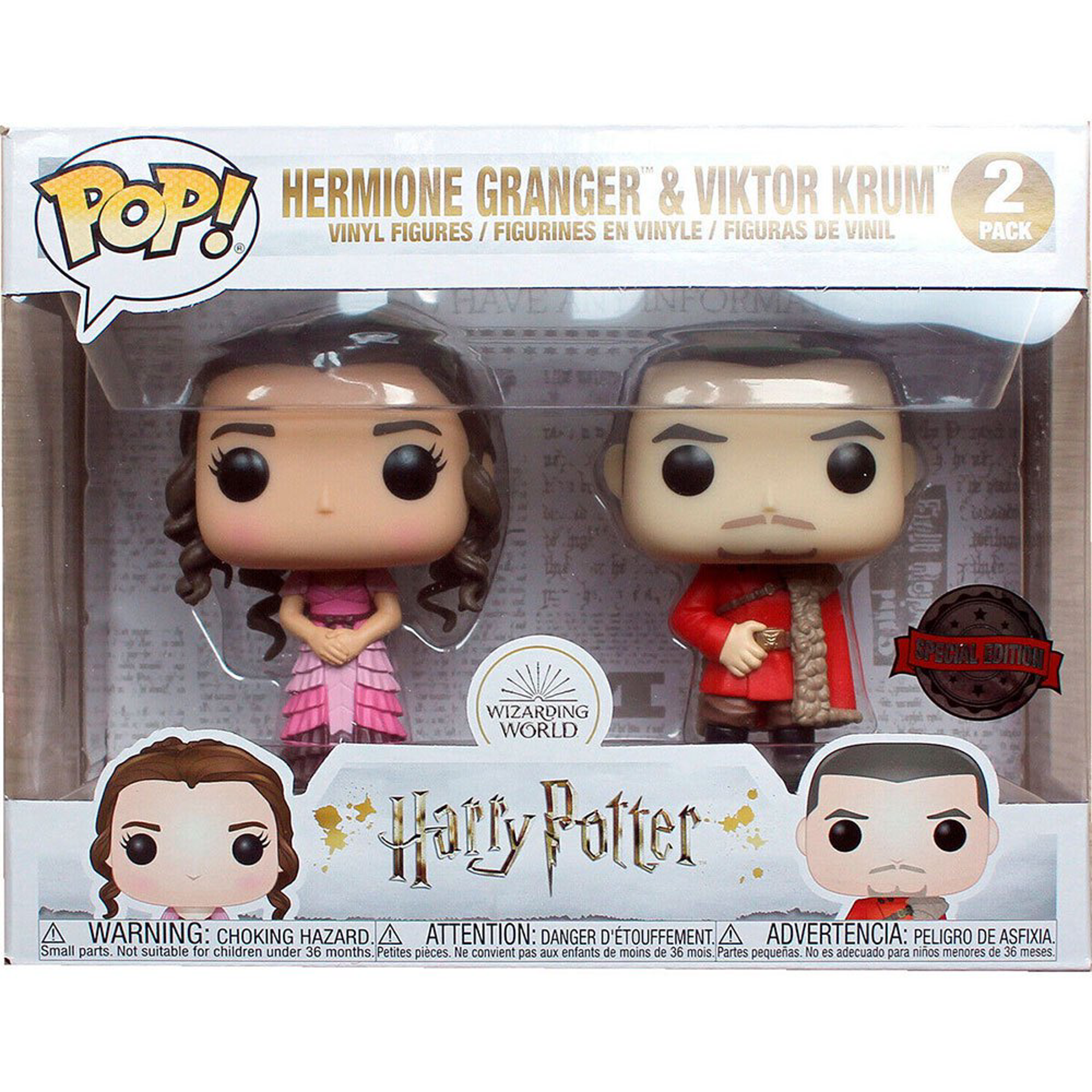 Funko Pop! Harry Potter S8 - 2PK Hermione & Krum - flash vidéo