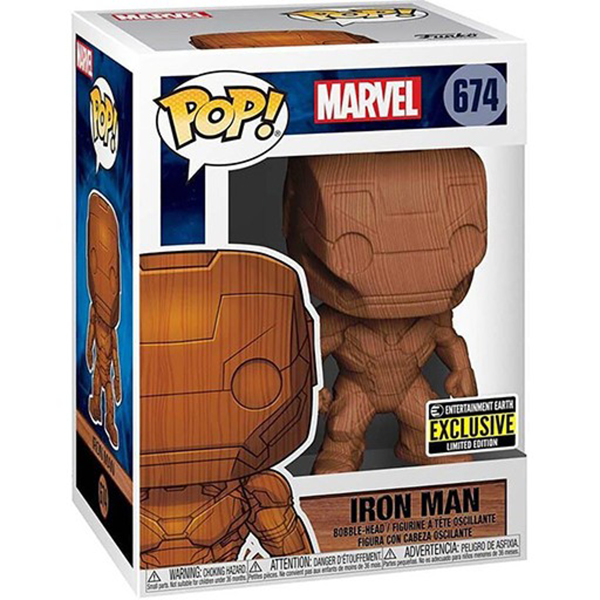 Funko Pop! Marvel: Marvel - Wooden Iron Man - flash vidéo