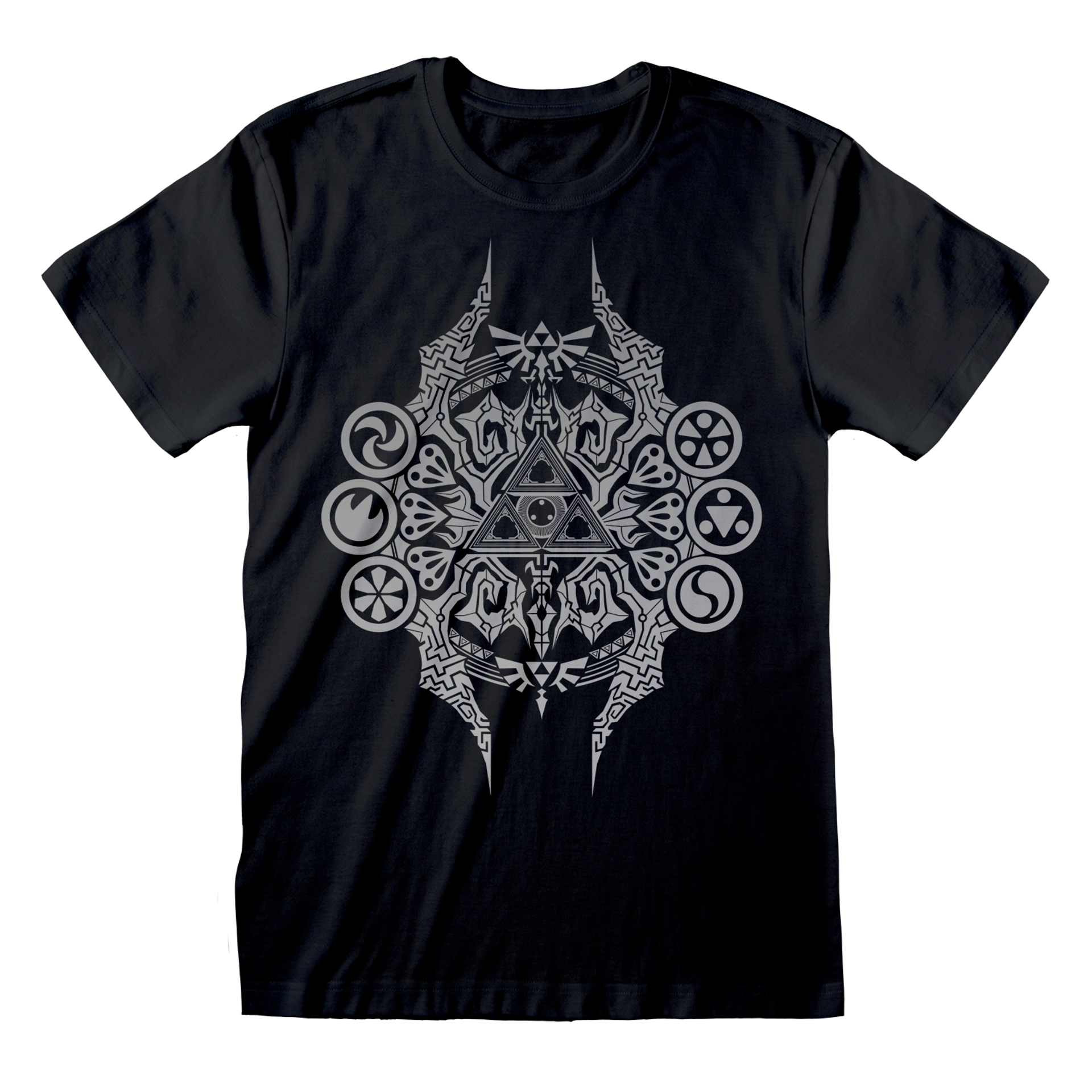 Nintendo - T-Shirt unisexe Noir The Legend of Zelda Déco - L - flash vidéo