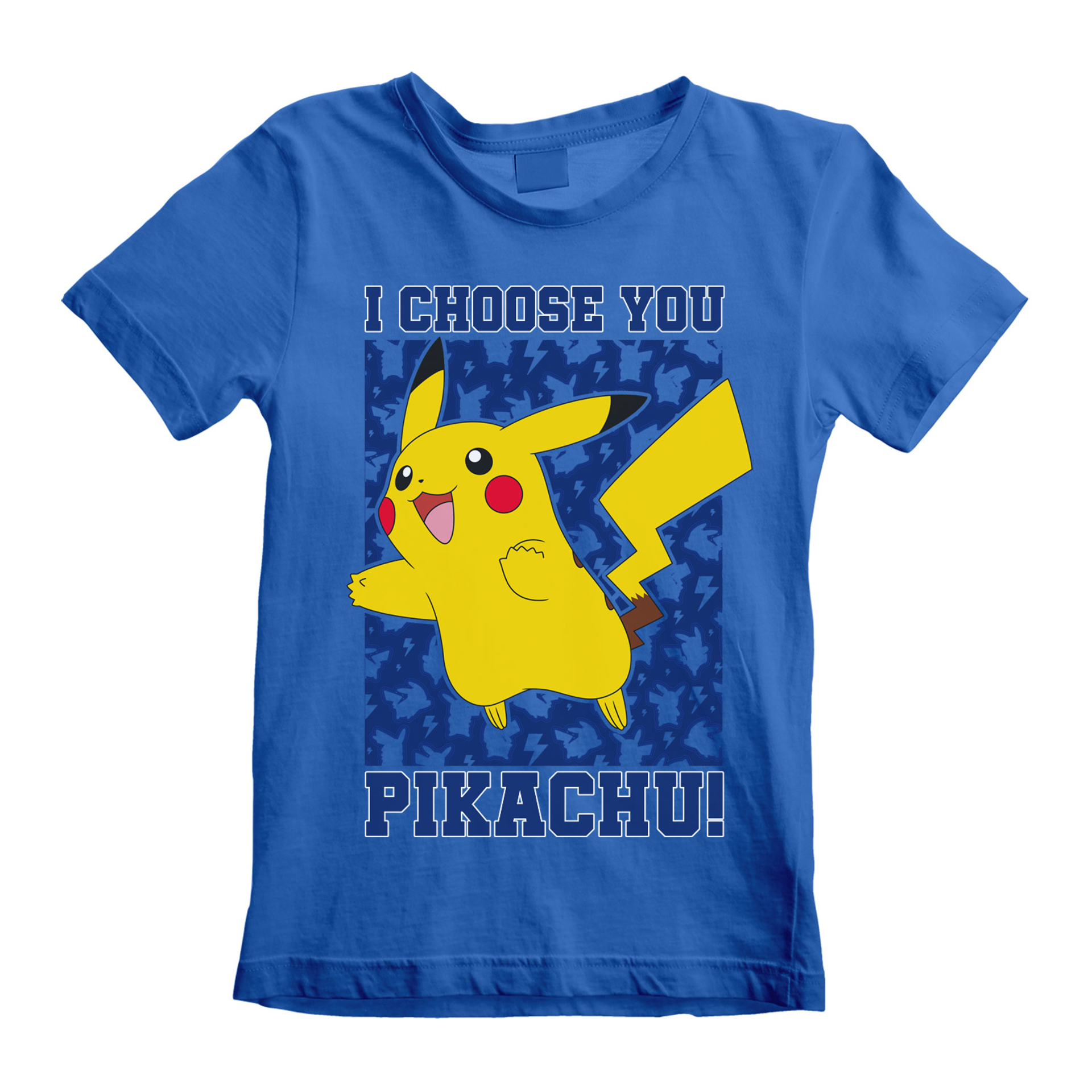 Nintendo - T-shirt Enfant Bleu Pokémon Je te choisis - 3-4 ans
