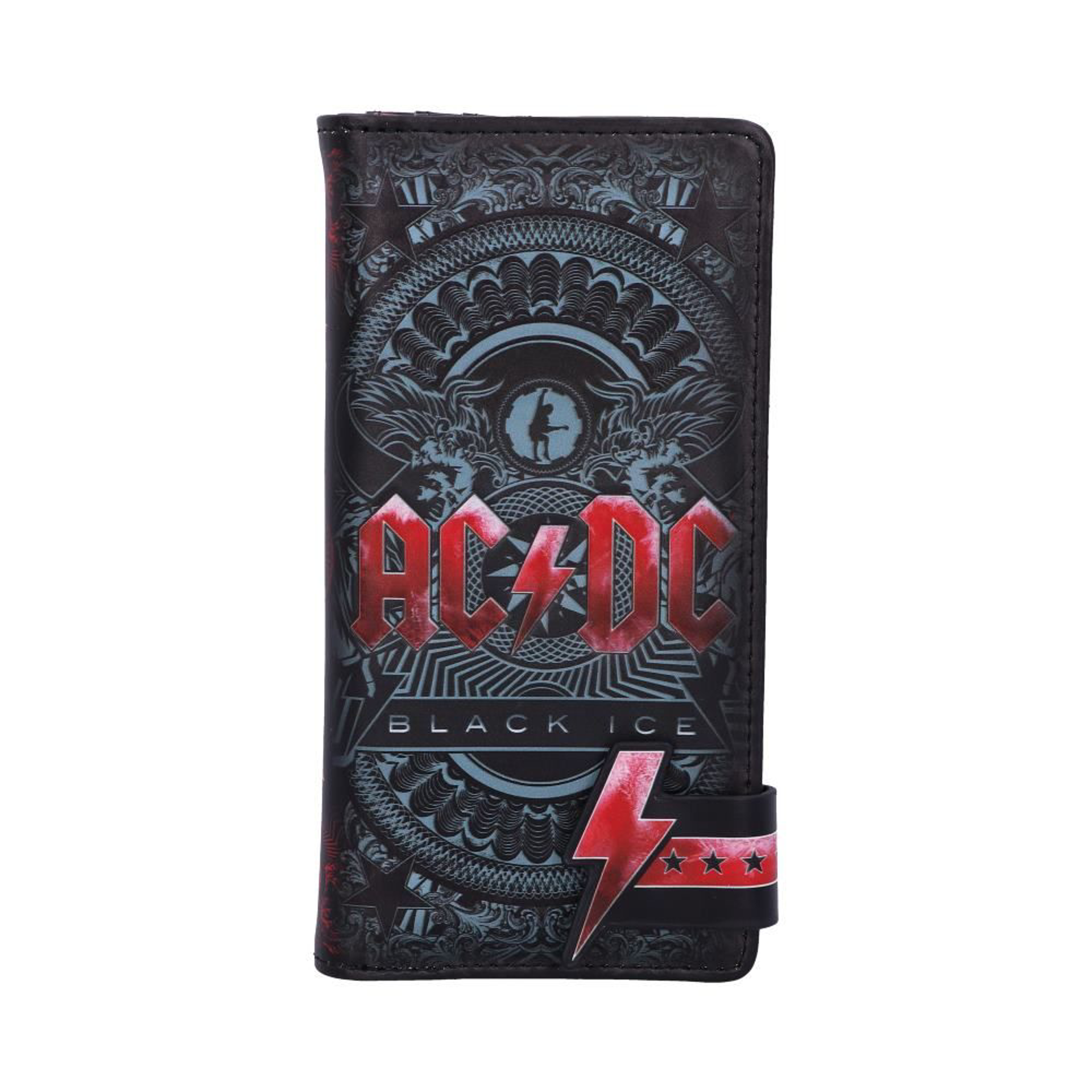 AC/DC - Portefeuille en Relief Black Ice 18.5 cm