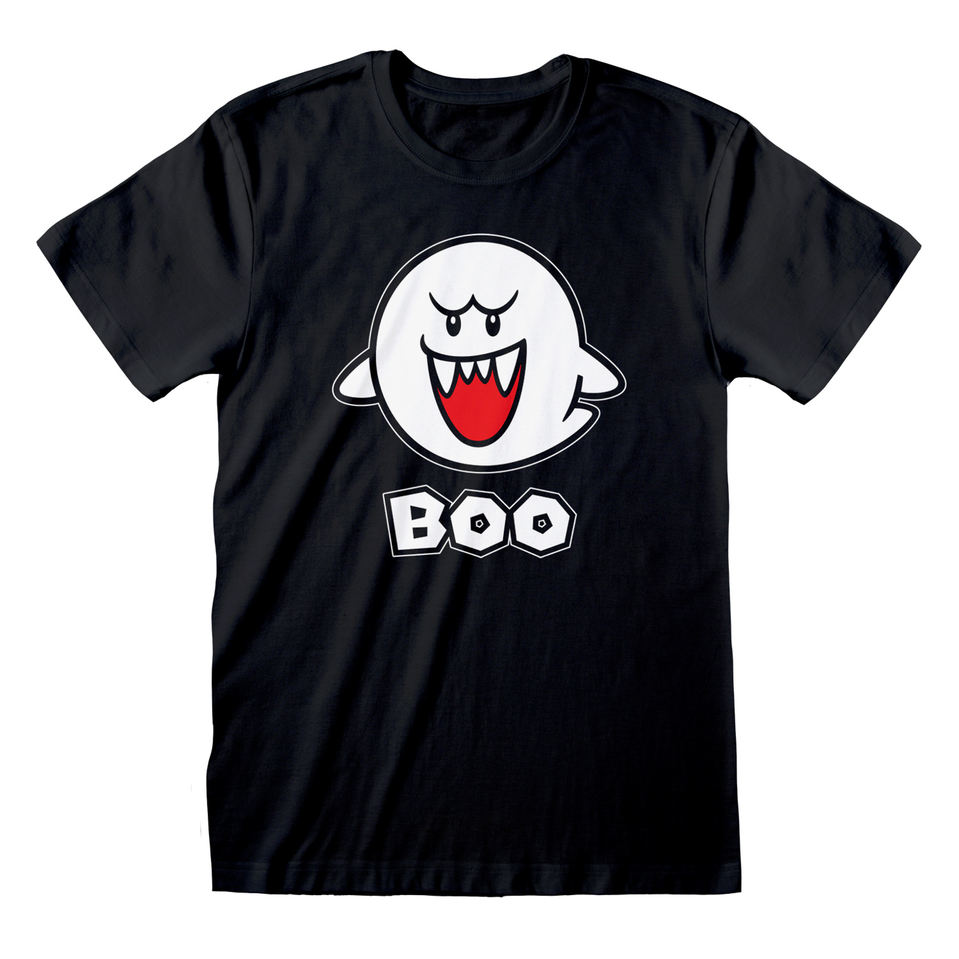 Nintendo - T-Shirt unisexe Noir Super Mario Boo - XL