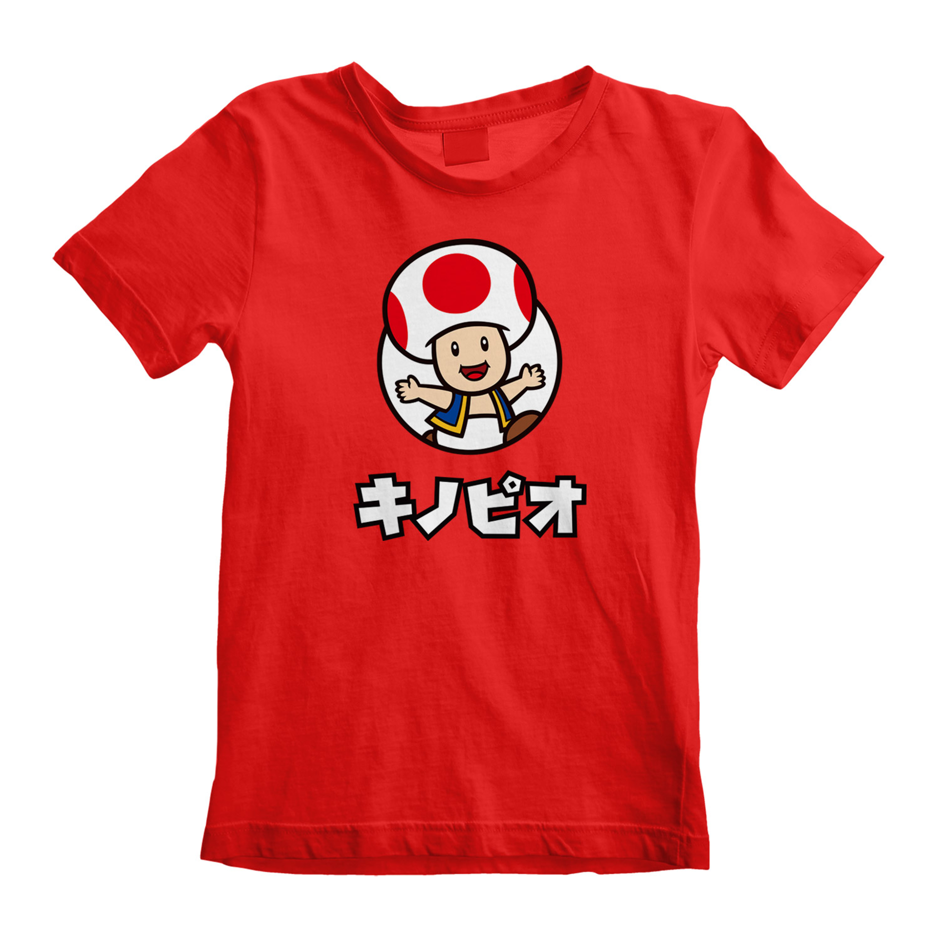 Nintendo - T-shirt Enfant Rouge Super Mario Toad - 3-4 ans - flash vidéo