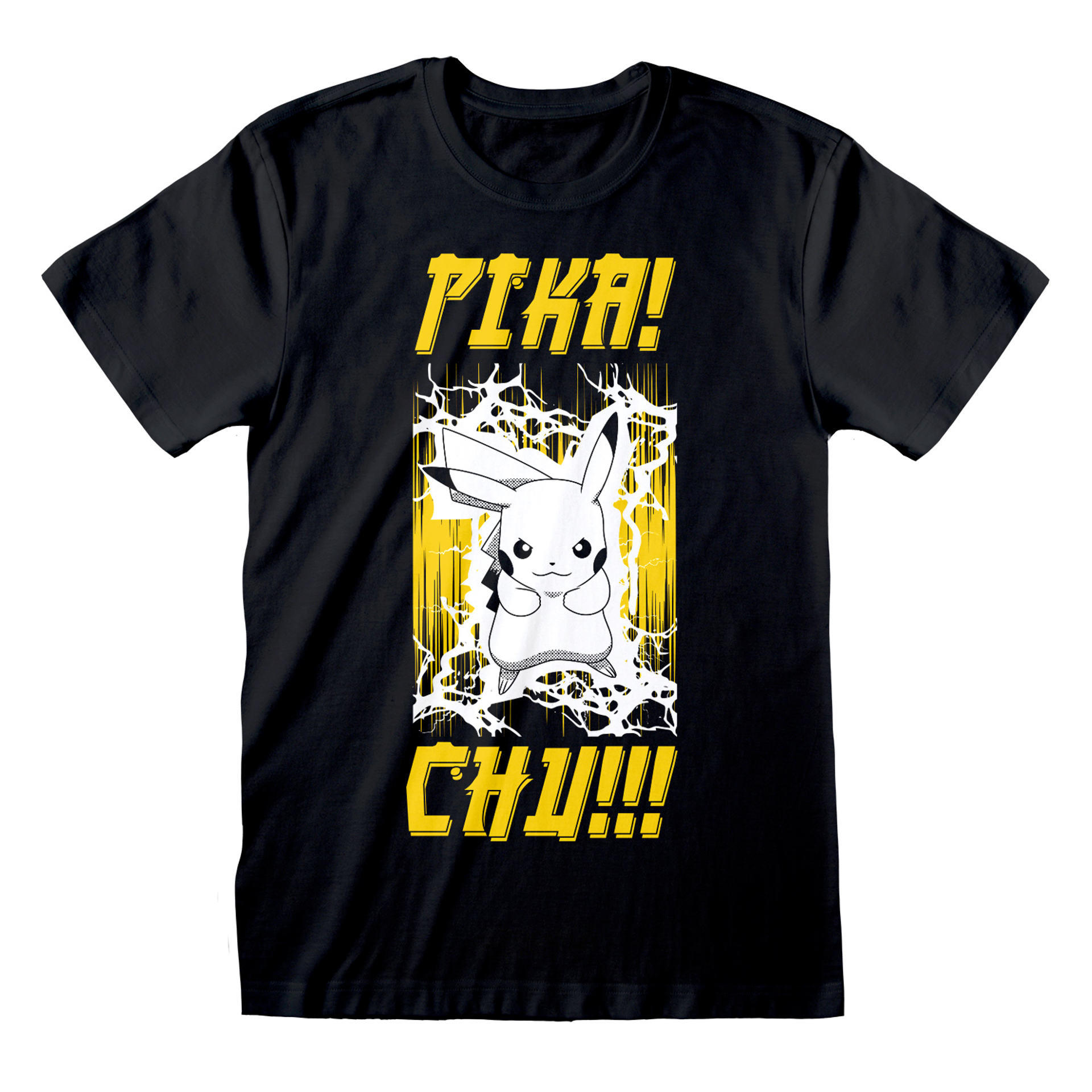 Nintendo - T-Shirt unisexe Noir Pokémon Electrifiant - XXL - flash vidéo
