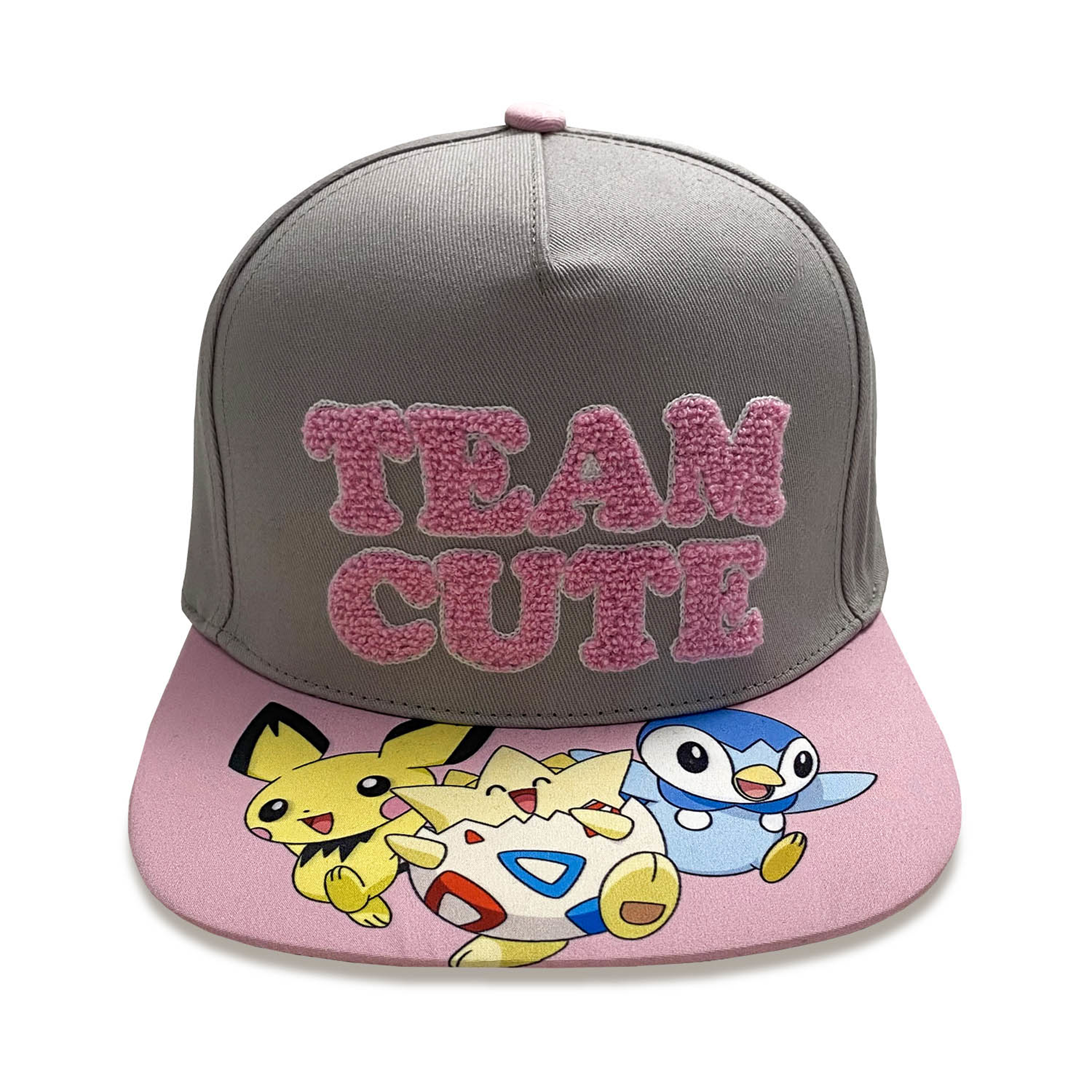 Pokémon - Casquette Grise "Team Cute"