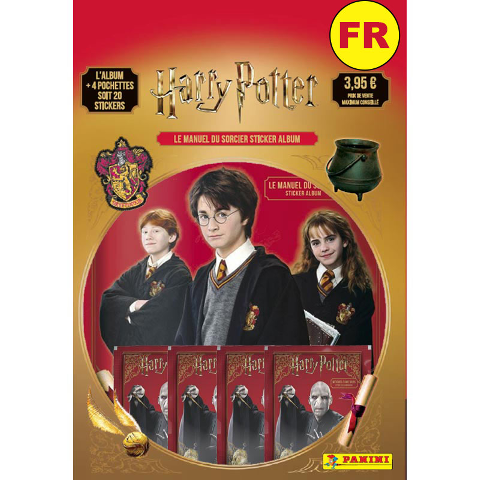 Panini - Harry Potter Anthologie Pack de Démarrage 1 Album + 4 Pochettes