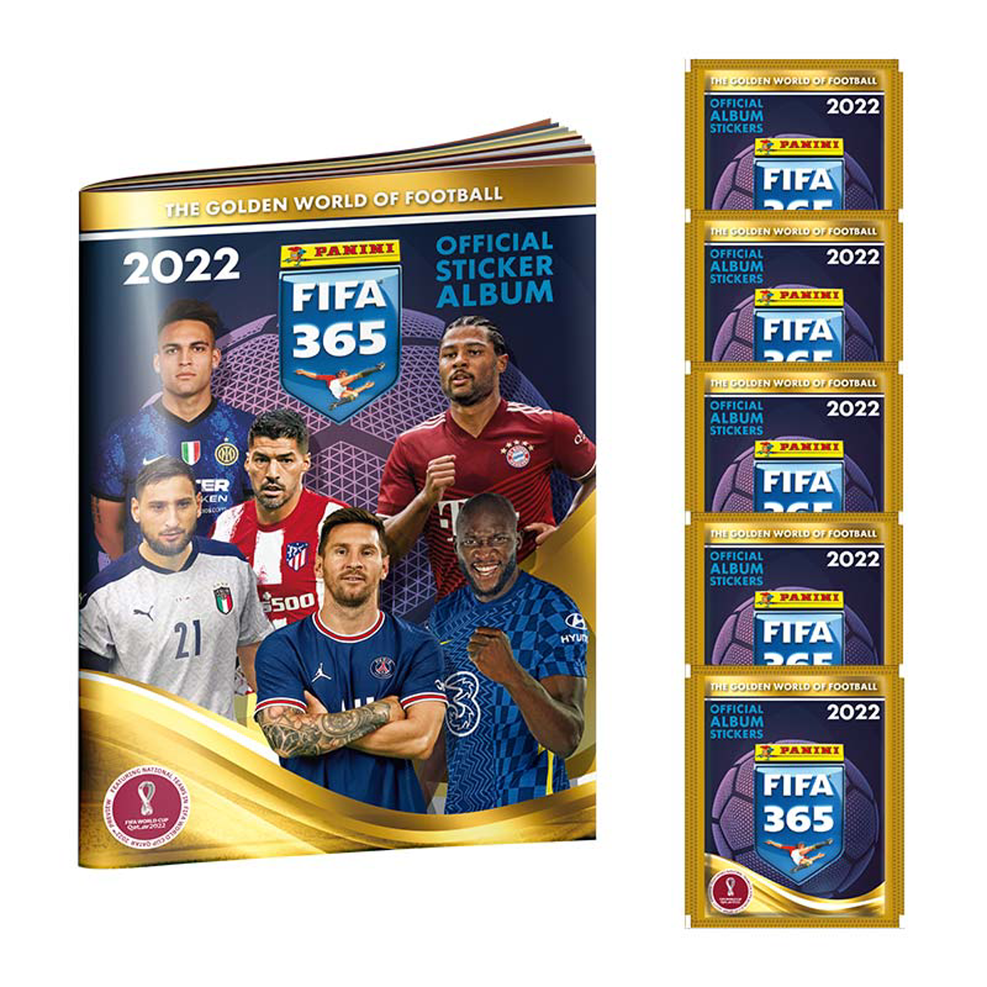 Panini - FIFA 2022 Pack de Démarrage Album + 5 Pochettes - flash vidéo