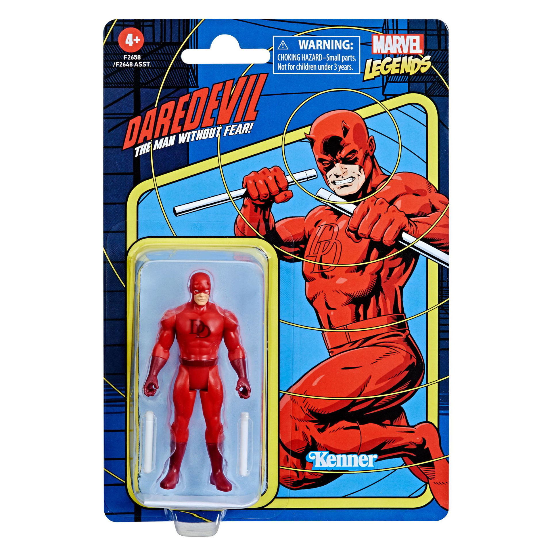 Marvel Legends Series - Retro Collection - Figurine d'action Daredevil 10cm