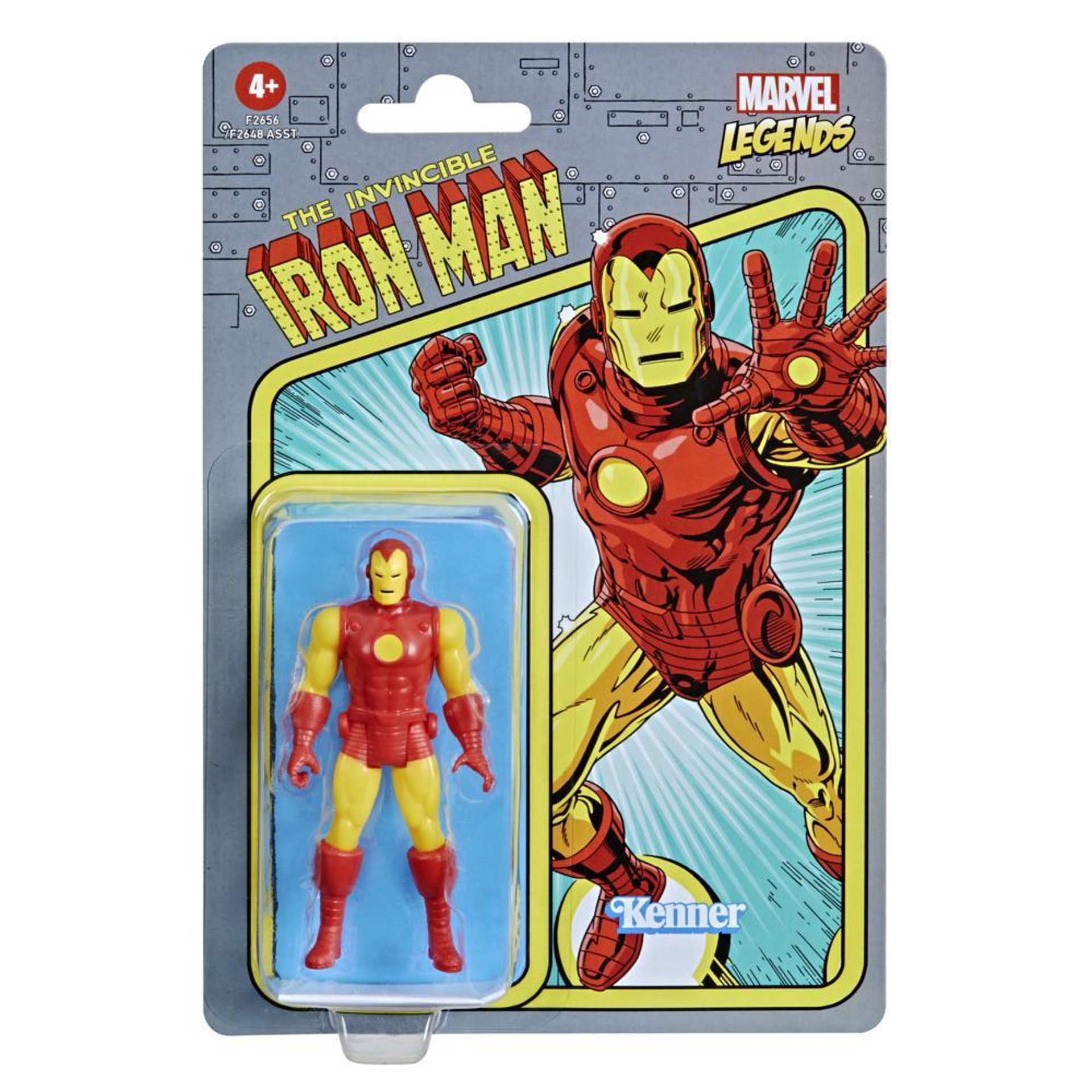 Marvel Legends Series - Retro Collection - Figurine d'action Iron Man 10cm