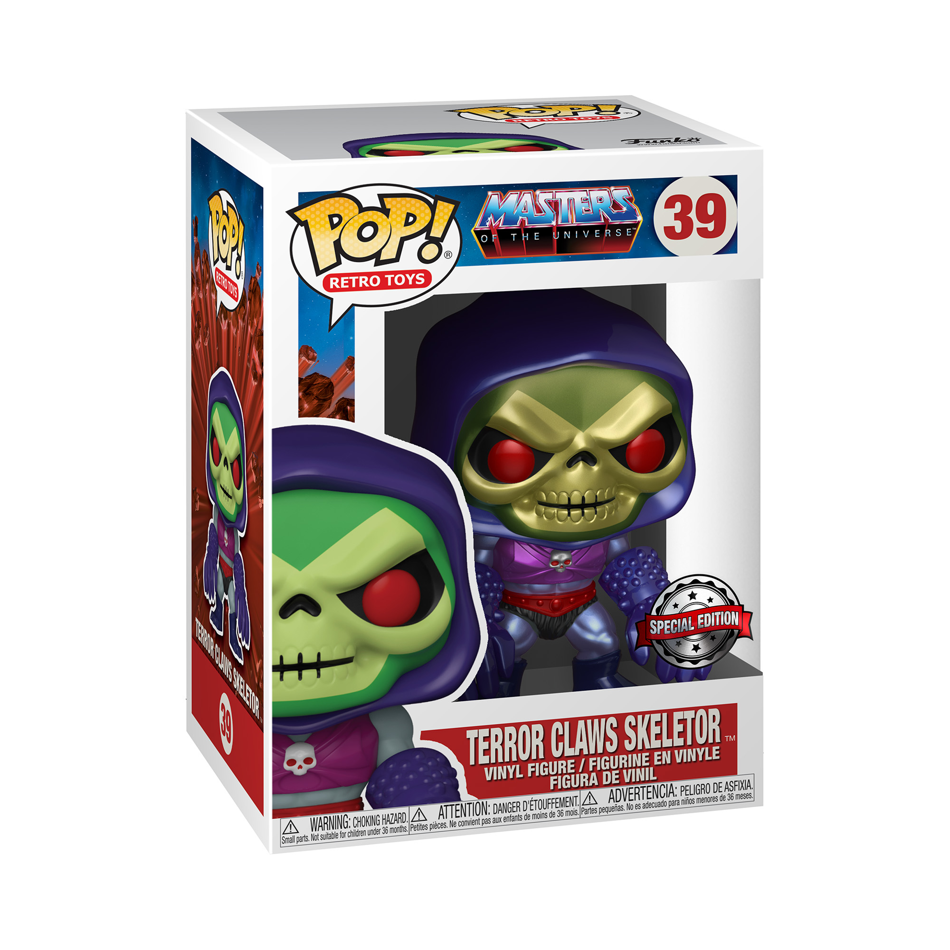 Funko Pop! Retro Toys: Masters of the Universe - Terror Claws Skeletor (Metallic) - US Exclusive - flash vidéo