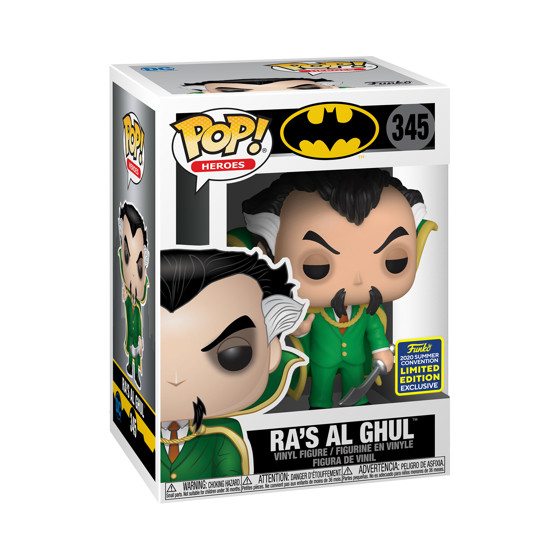 Funko Pop! Heroes: Batman - Ra's Al Ghul - SDCC 2020 Summer Convention Limited Edition Exclusive - flash vidéo
