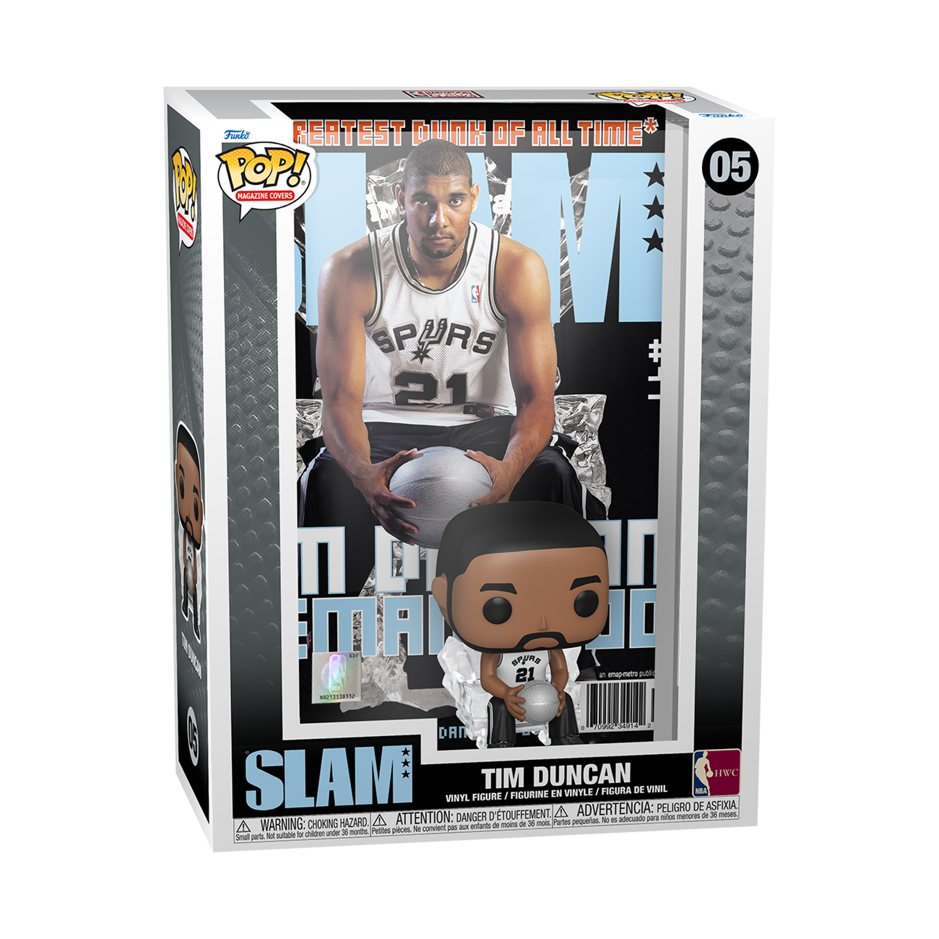 Funko Pop! NBA Cover: SLAM Mag - Tim Duncan