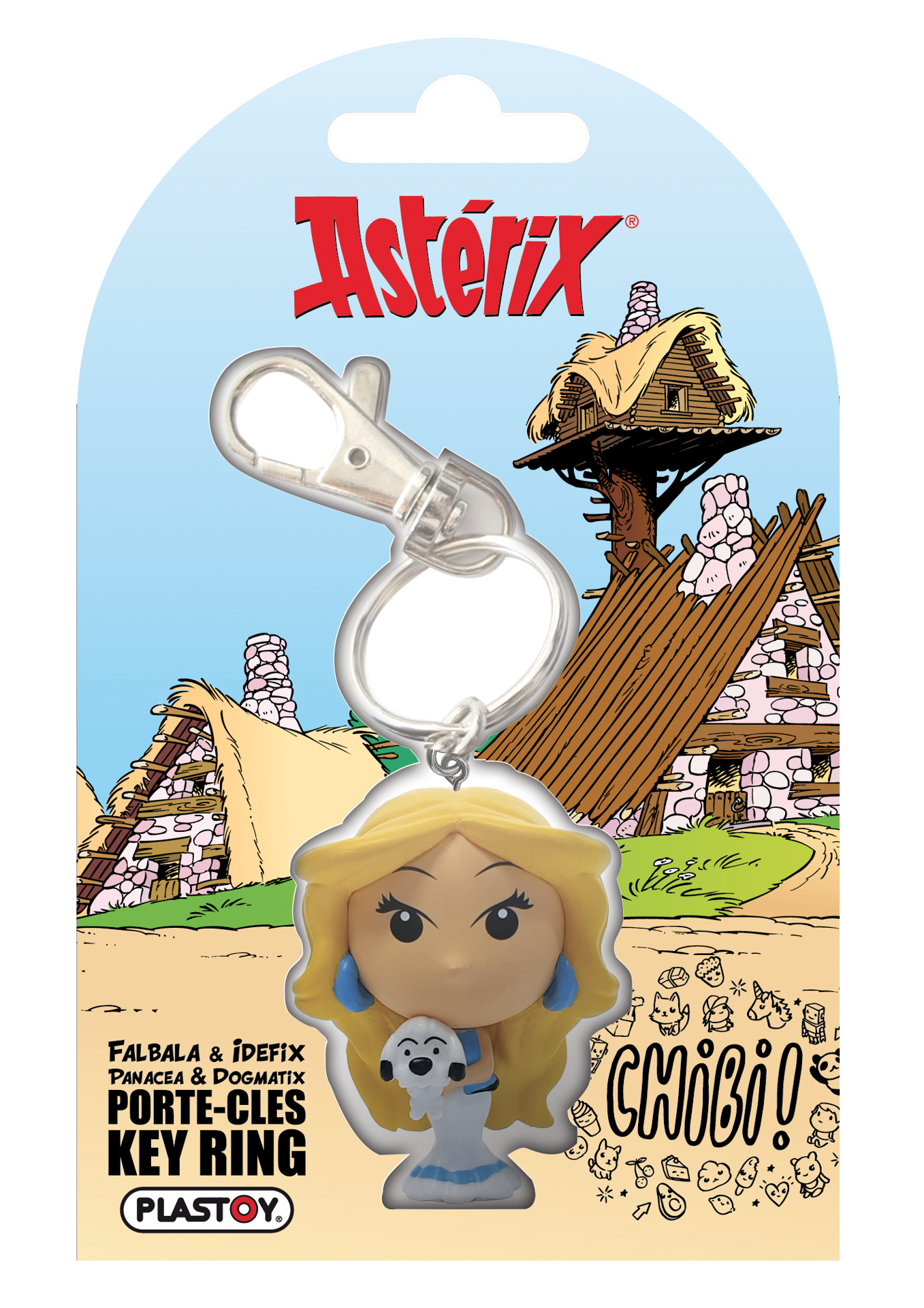Plastoy - Porte-Clés Chibi Falbala Et Idefix - flash vidéo