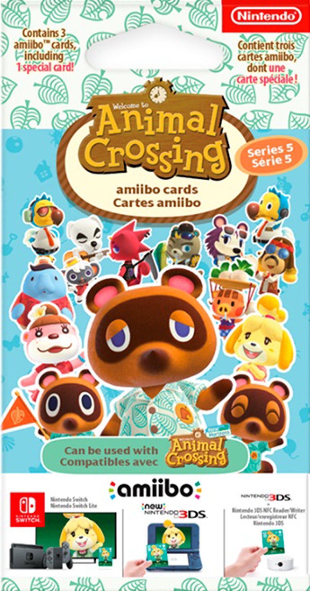 Amiibo 3 Cards Pack Animal Crossing Series 5 - flash vidéo