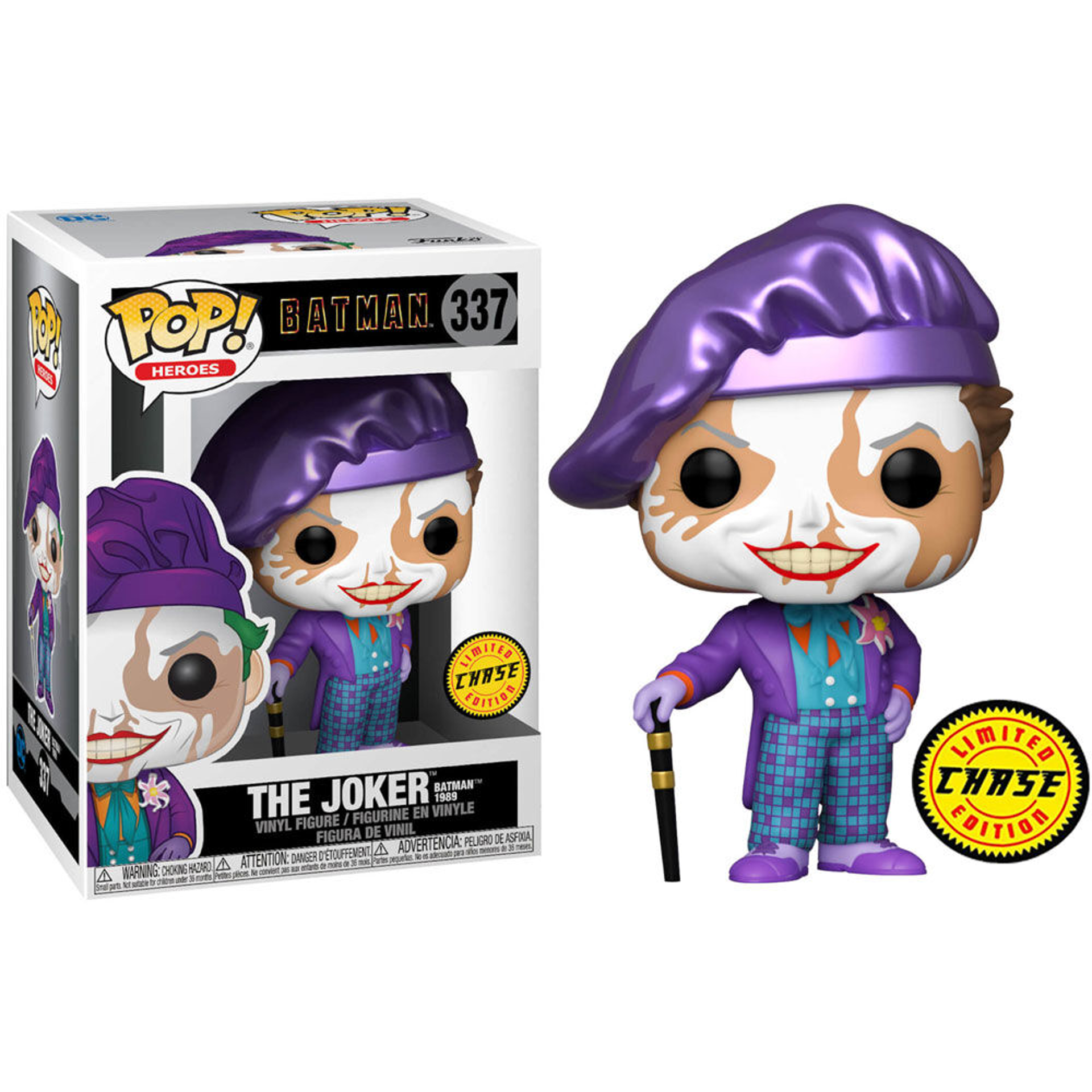 Funko Pop! Limited Chase Heroes Batman 1989 Joker with Hat - flash vidéo