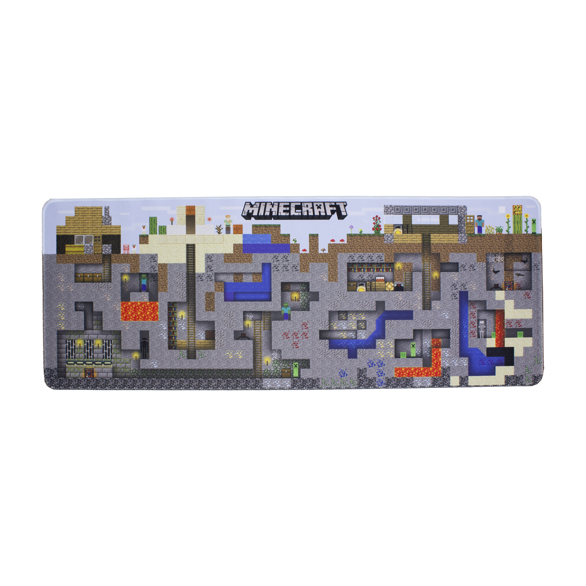 Minecraft - Tapis de bureau sous-main Le monde de Minecraft - flash vidéo
